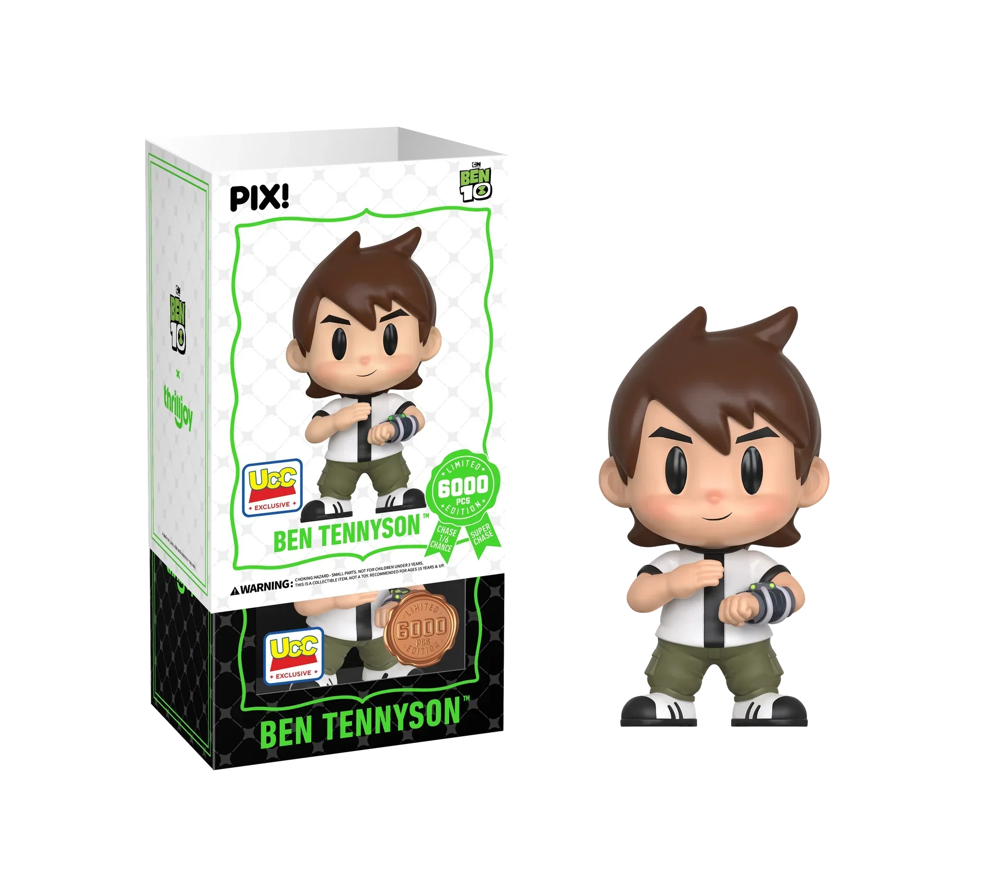 [Thrilljoy] [EXCLUSIVE] BEN 10 - Ben Tennyson LE6000 PIX Vinyl Figure (1 in 6 Chance at Chase) - Image 2