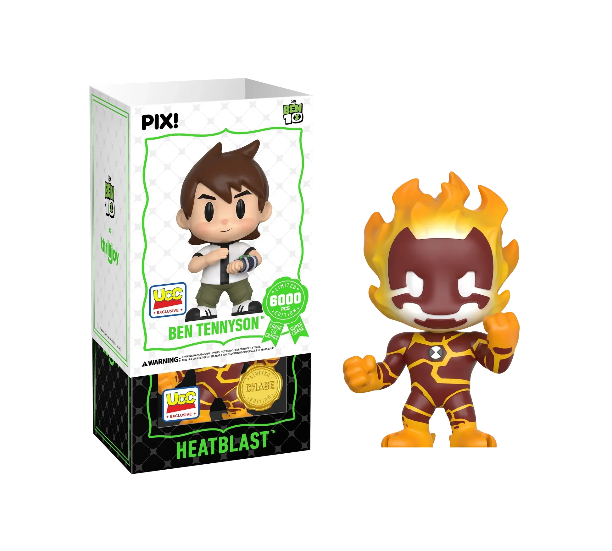 [Thrilljoy] [EXCLUSIVE] BEN 10 - Ben Tennyson LE6000 PIX Vinyl Figure (1 in 6 Chance at Chase) - Image 4