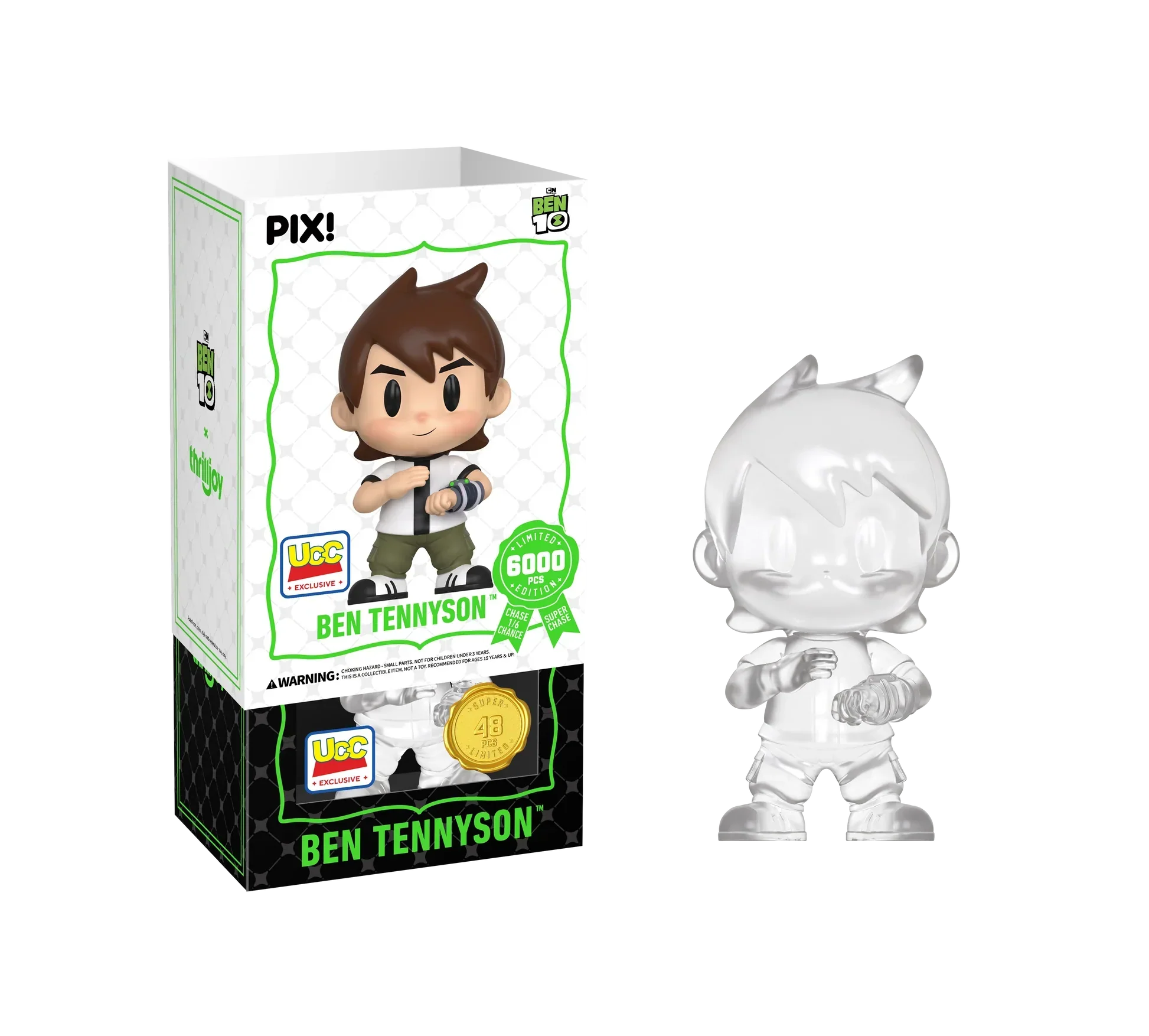 [Thrilljoy] [EXCLUSIVE] BEN 10 - Ben Tennyson LE6000 PIX Vinyl Figure (1 in 6 Chance at Chase) - Image 6