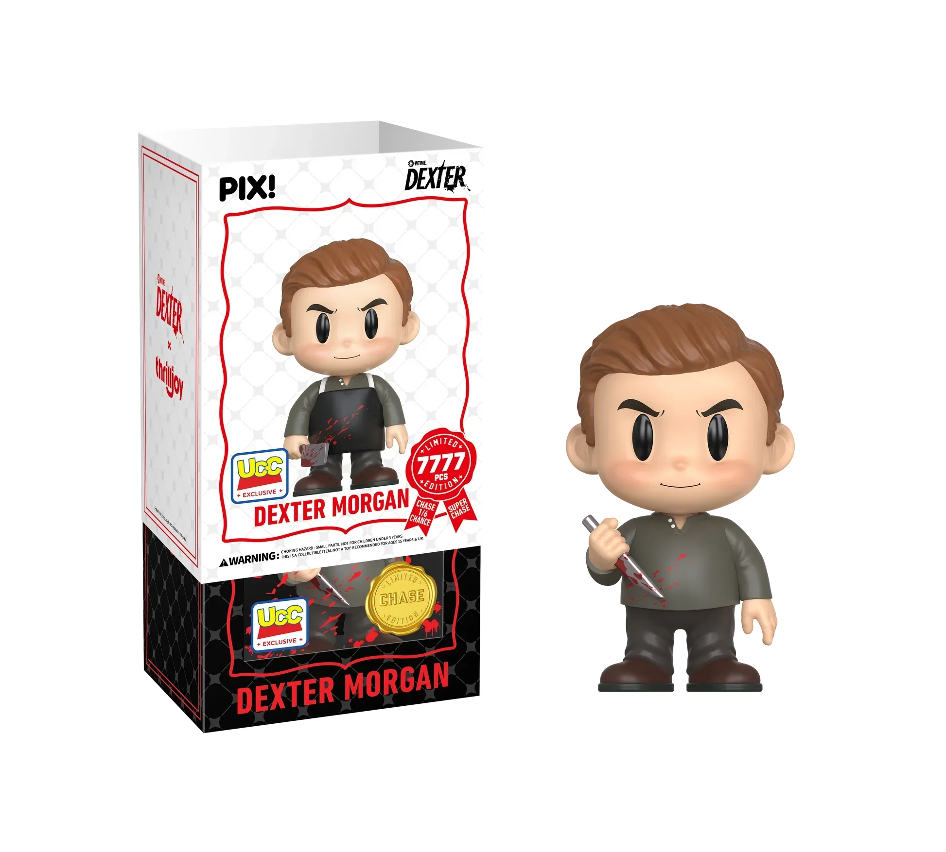 [Thrilljoy] [EXCLUSIVE] Dexter - Dexter Morgan LE7777 PIX Vinyl Figure (1 in 6 Chance at Chase) - Image 4
