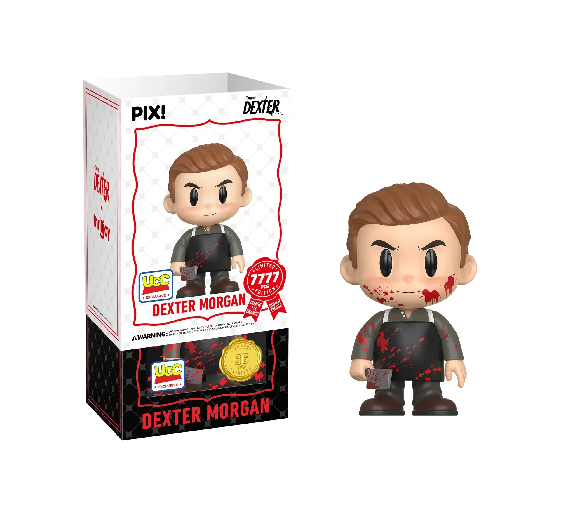 [Thrilljoy] [EXCLUSIVE] Dexter - Dexter Morgan LE7777 PIX Vinyl Figure (1 in 6 Chance at Chase) - Image 6