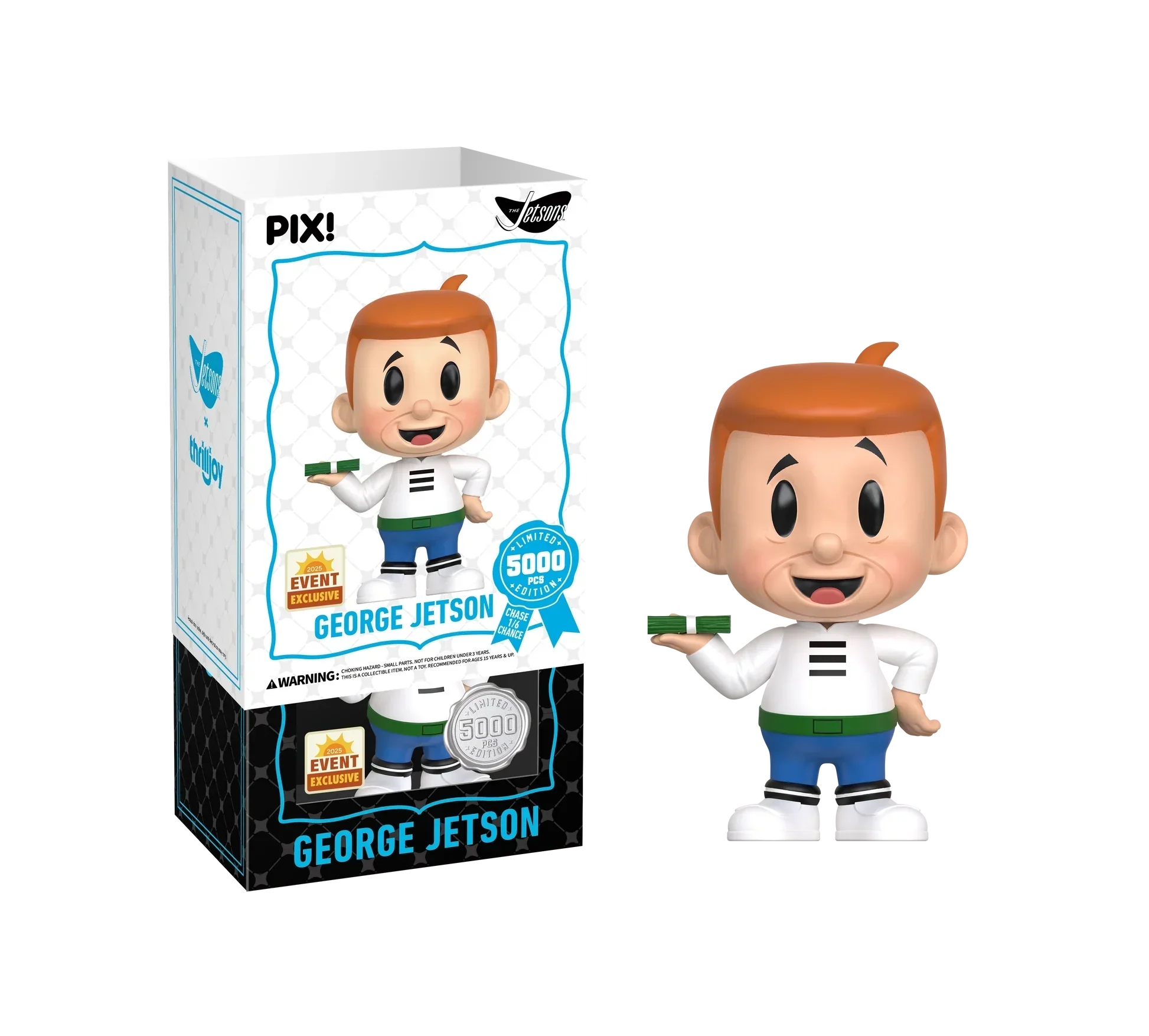 [Thrilljoy] [EXCLUSIVE] Hanna-Barbera's The Jetsons - George Jetson LE5000 PIX Vinyl Figure (1 in 6 Chance at Chase) - Image 2
