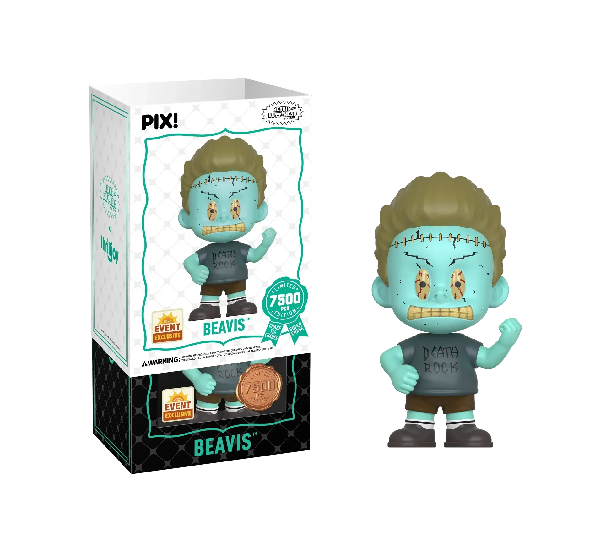 [Thrilljoy] [EXCLUSIVE] MTV's Beavis and Butt-Head - Beavis LE7500 PIX Vinyl Figure (1 in 6 Chance at Chase) - Image 2