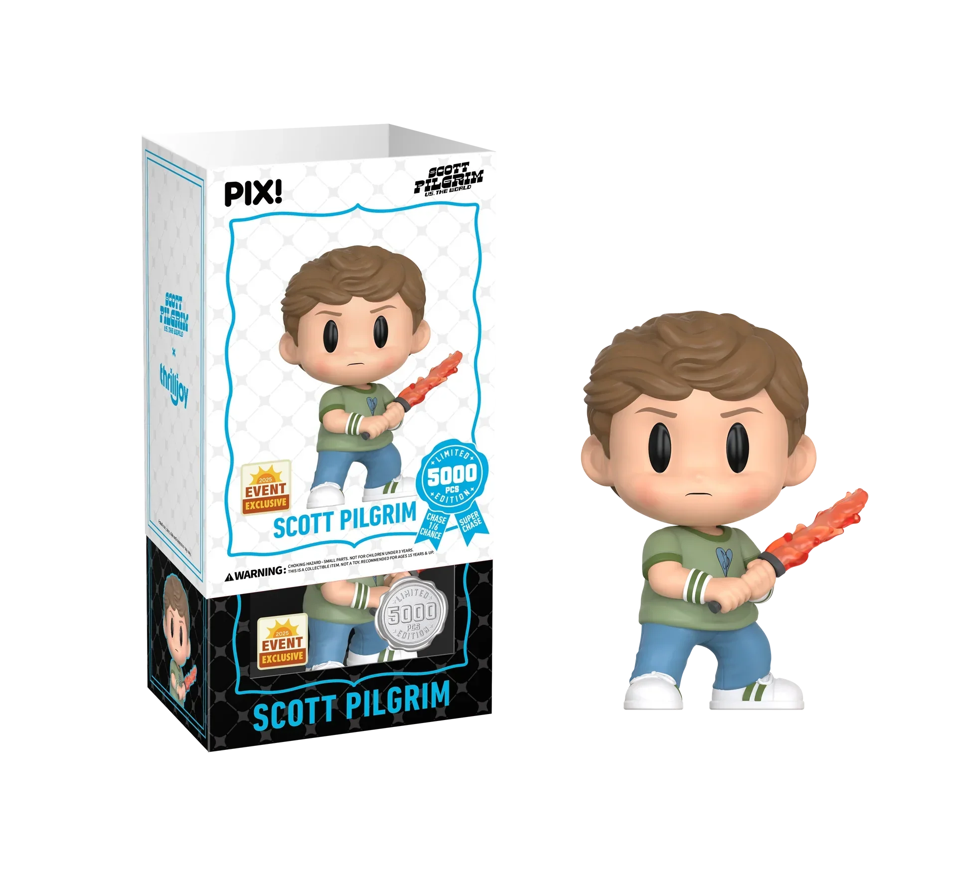 [Thrilljoy] [EXCLUSIVE] Scott Pilgrim vs The World - Scott Pilgrim LE5000 PIX Vinyl Figure (1 in 6 Chance at Chase) - Image 2
