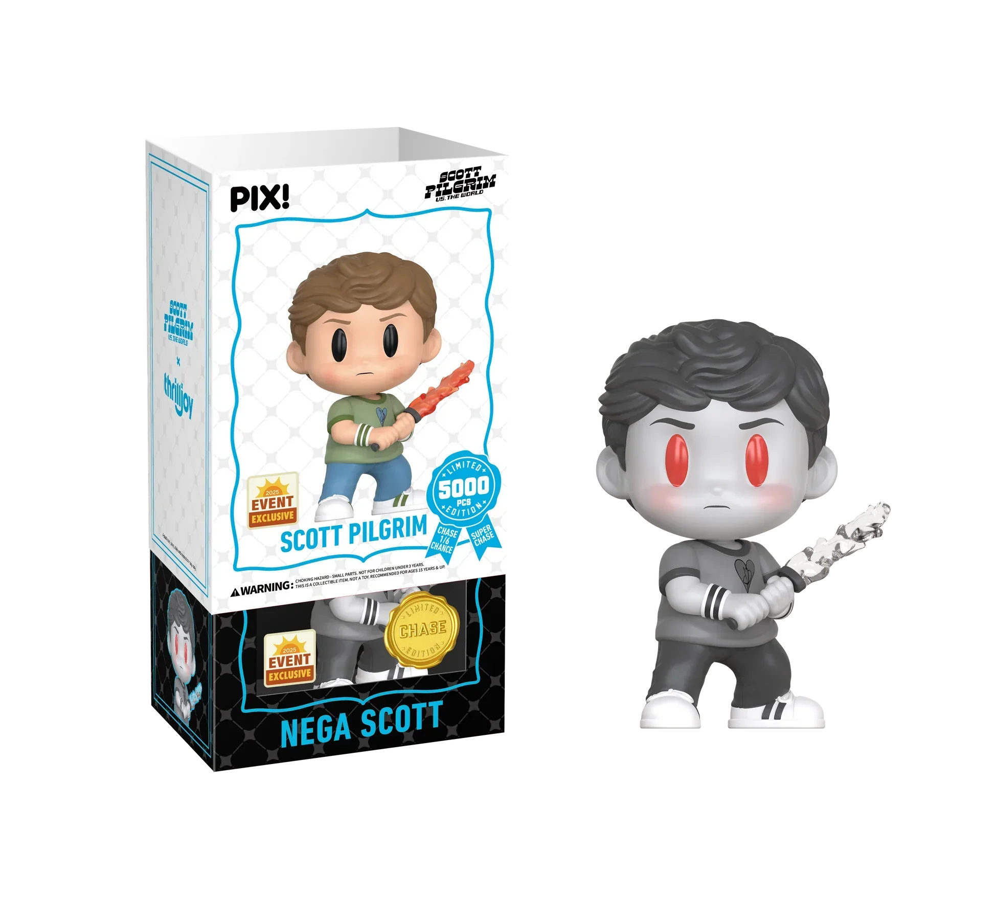 [Thrilljoy] [EXCLUSIVE] Scott Pilgrim vs The World - Scott Pilgrim LE5000 PIX Vinyl Figure (1 in 6 Chance at Chase) - Image 4