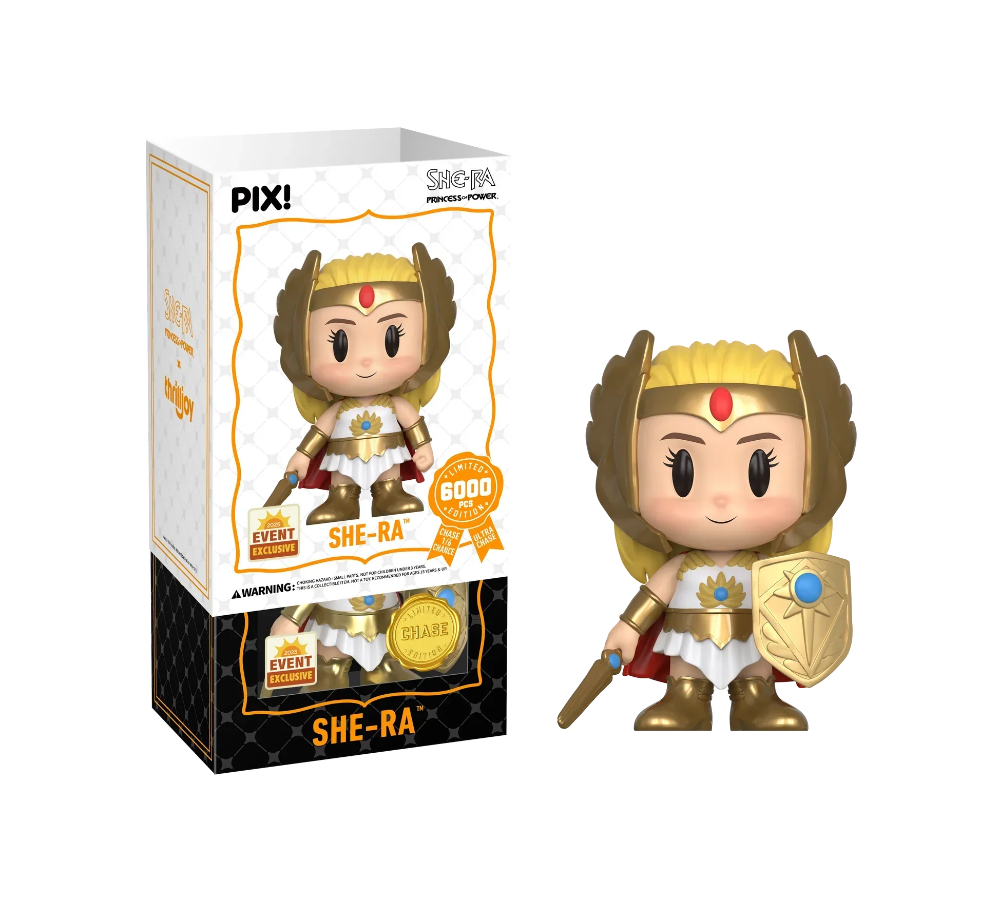 [Thrilljoy] [EXCLUSIVE] She-Ra and the Princess of Power - She-Ra LE6000 PIX Vinyl Figure (1 in 6 Chance at Chase) - Image 4