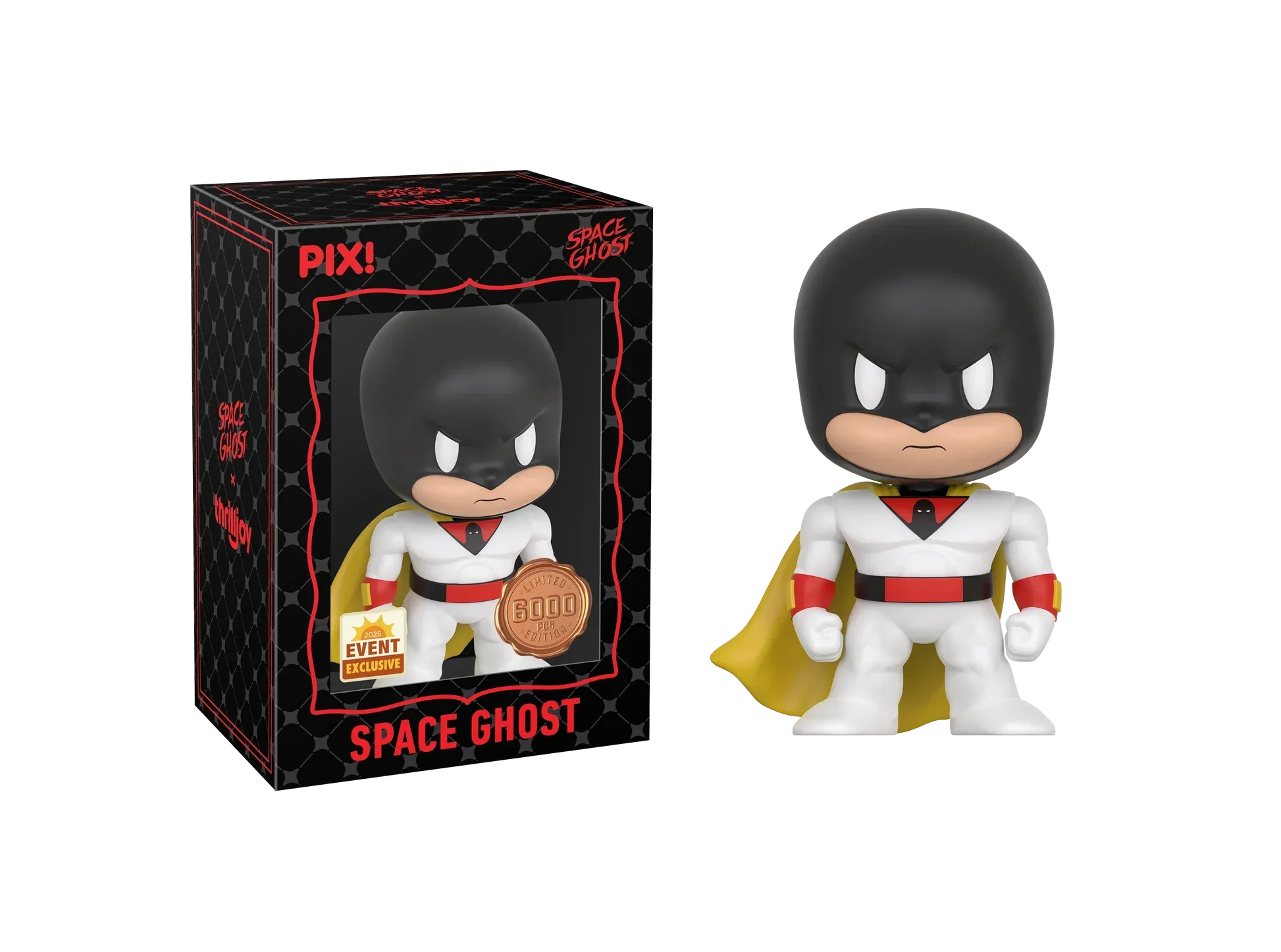 [Thrilljoy] [EXCLUSIVE] Space Ghost - Space Ghost LE6000 PIX Vinyl Figure (1 in 6 Chance at Chase) - Image 3