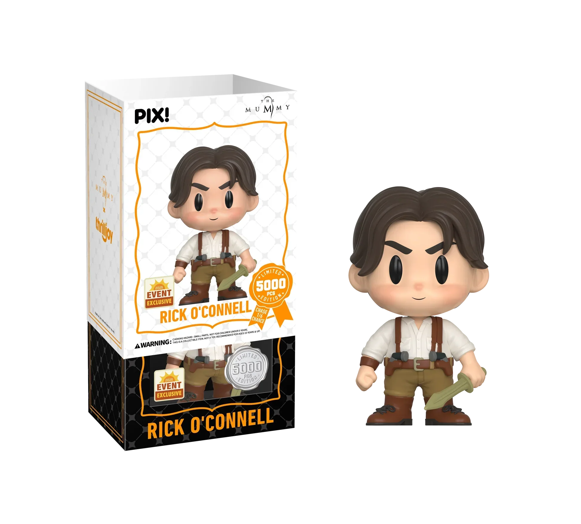 [Thrilljoy] [EXCLUSIVE] The Mummy - Rick O'Connell LE5000 PIX Vinyl Figure (1 in 6 Chance at Chase) - Image 2