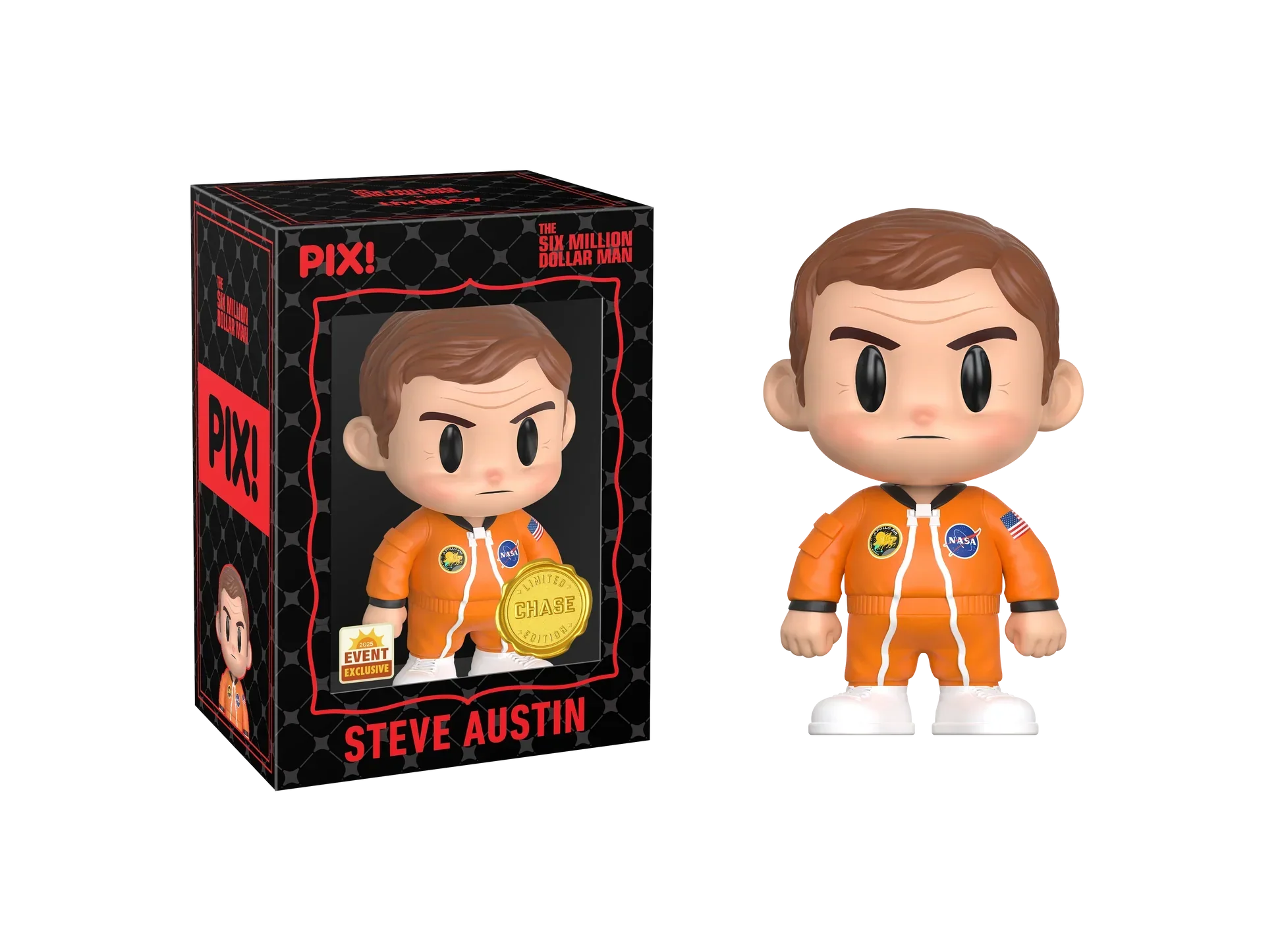 [Thrilljoy] [EXCLUSIVE] The Six Million Dollar Man - Steve Austin LE5000 PIX Vinyl Figure (1 in 6 Chance at Chase) - Image 7