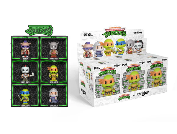 [Thrilljoy] Teenage Mutant Ninja Turtles TMNT PIXL Blind Box Vinyl (Chance at LE300 Hyper-Rare Chase redeemable for a special 12" MEGA PIX!) - Image 2
