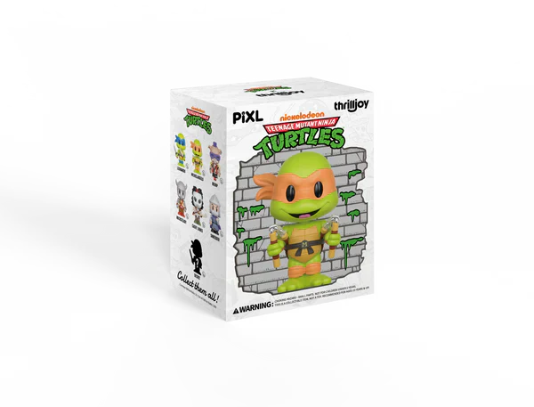 [Thrilljoy] Teenage Mutant Ninja Turtles TMNT PIXL Blind Box Vinyl (Chance at LE300 Hyper-Rare Chase redeemable for a special 12" MEGA PIX!) - Image 3