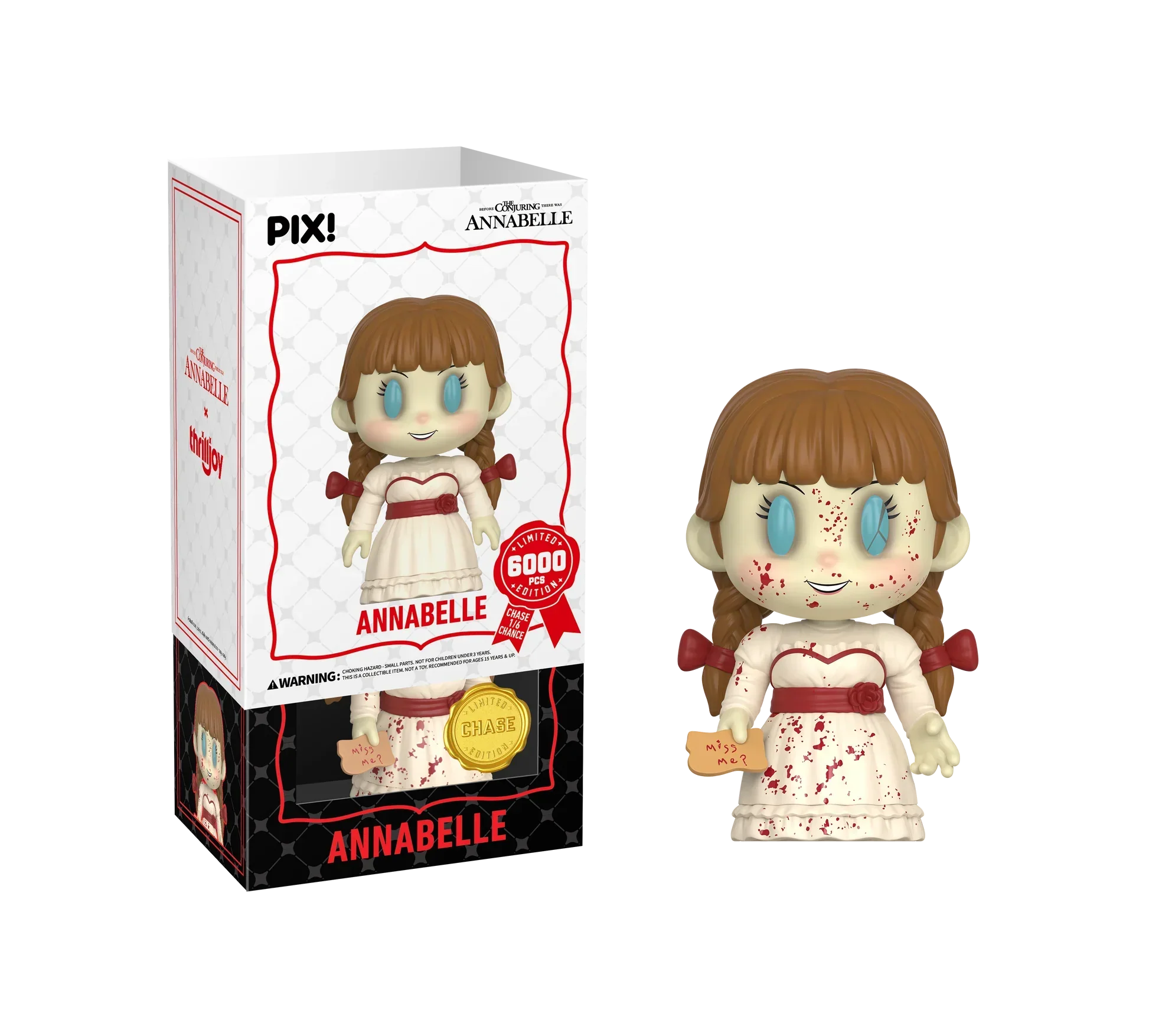 [Thrilljoy] The Conjuring - Annabelle LE6000 PIX Vinyl Figure (1 in 6 Chance at Chase) - Image 2