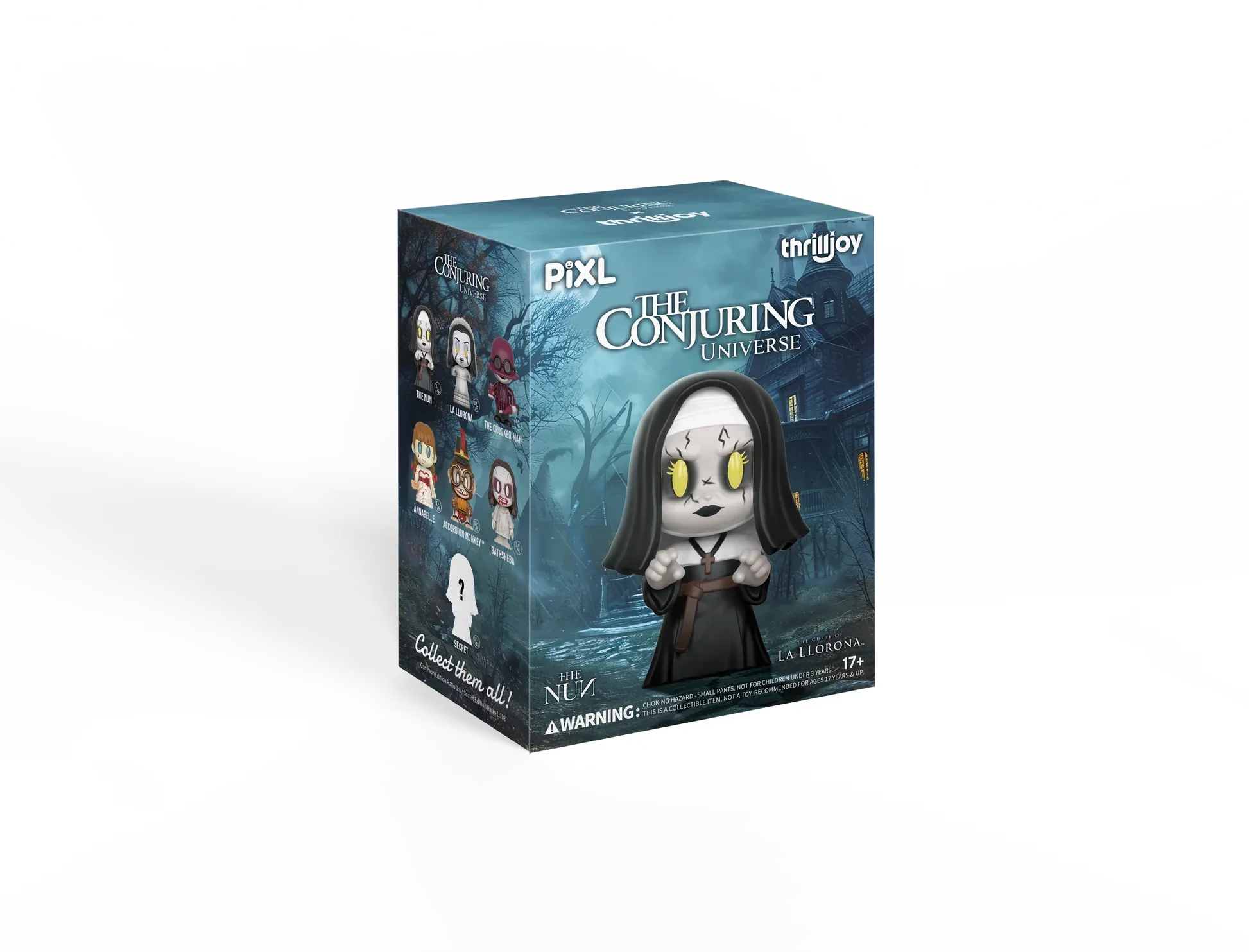 [Thrilljoy] The Conjuring Universe PIXL Blind Box Vinyl (Chance at 1 of 300 hyper-rare “chase” pieces will be redeemable for a special 12” MEGA PIX!) - Image 3