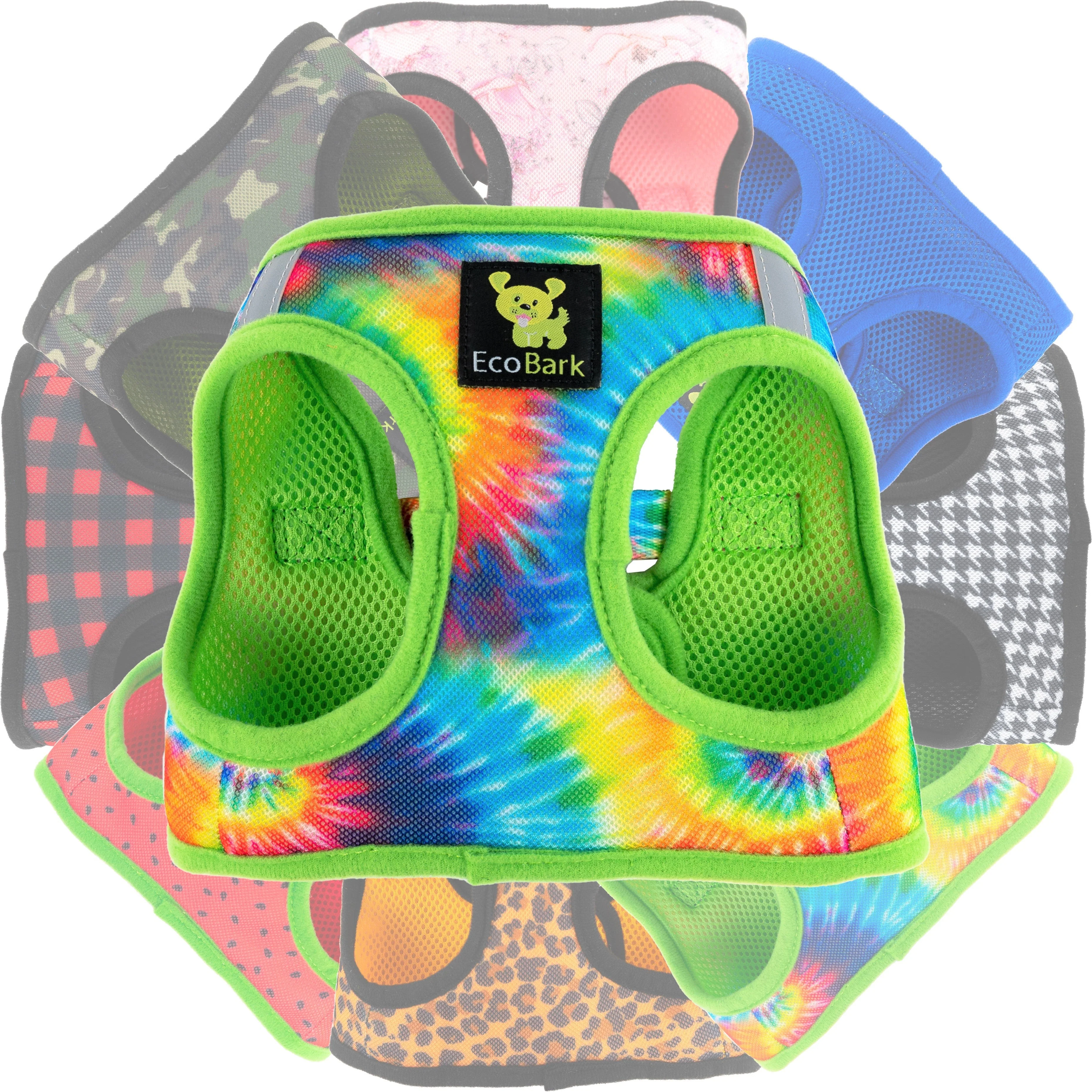 Tie Dye Dog Harness for Small Dogs- Reflective Step In Dog Halter Harness Vest with Luxury Soft Mesh for Puppies to Small Dogs - Image 8