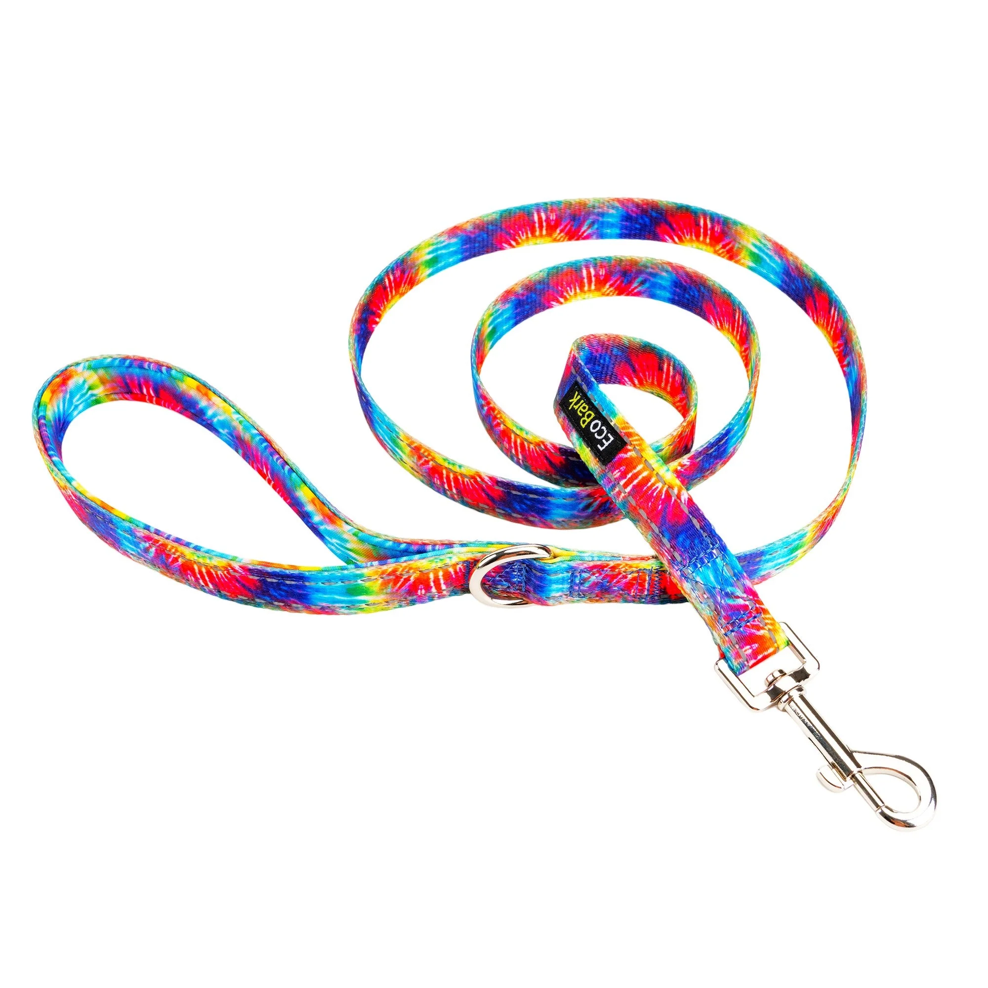 Tie Dye Dog Leash by EcoBark - Padded Comfort Grip Leash - 4ft, 5ft, and 6ft Leash for Small and Medium Dogs - Image 3