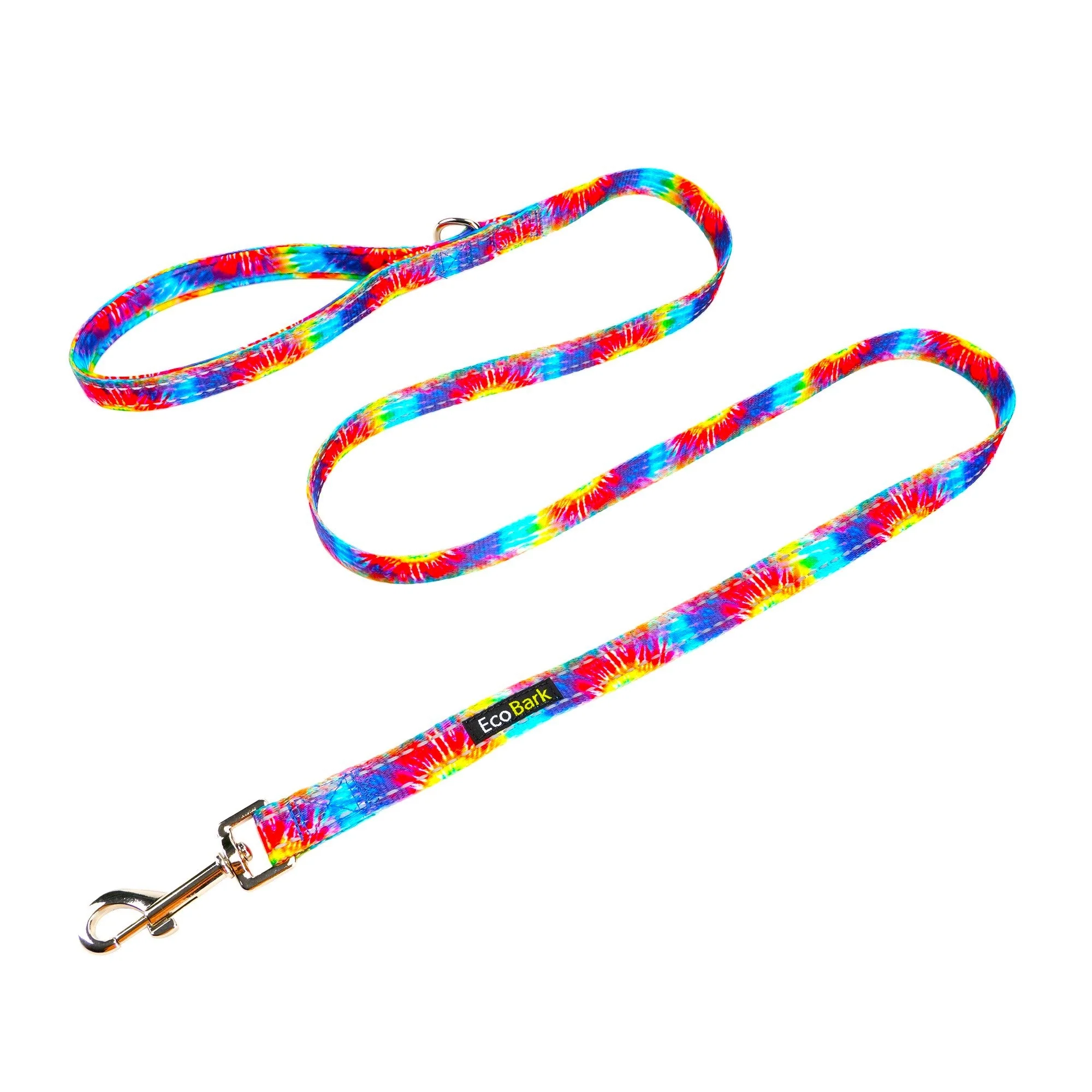 Tie Dye Dog Leash by EcoBark - Padded Comfort Grip Leash - 4ft, 5ft, and 6ft Leash for Small and Medium Dogs - Image 4