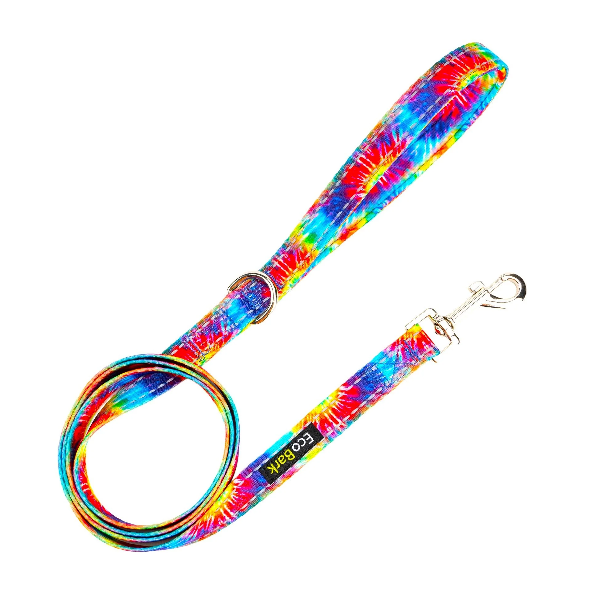 Tie Dye Dog Leash by EcoBark - Padded Comfort Grip Leash - 4ft, 5ft, and 6ft Leash for Small and Medium Dogs - Image 7
