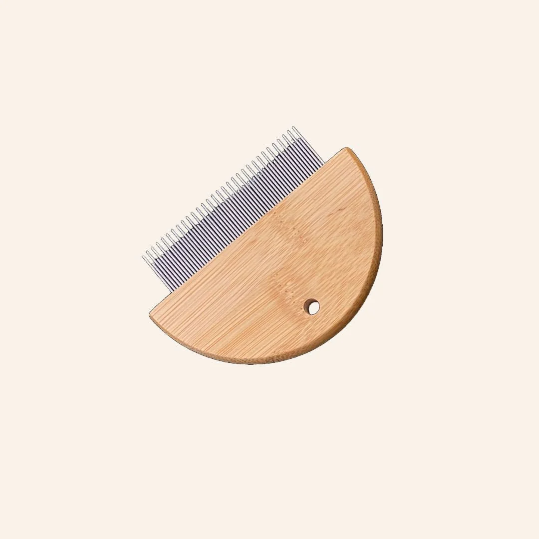 Tilley + Me Bamboo Flea Comb for Dogs & Cats – Gentle & Eco-Friendly - Image 2