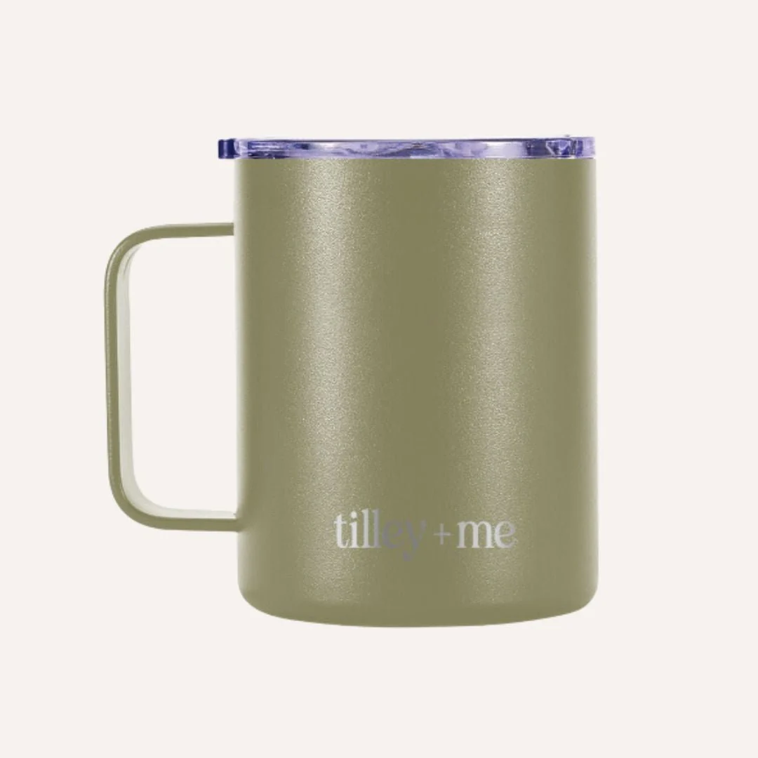 Tilley + Me | Camping Mug Stainless Steel Tumbler – Insulated Hot and Cold Beverage Mug - Image 2
