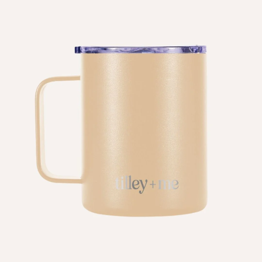 Tilley + Me | Camping Mug Stainless Steel Tumbler – Insulated Hot and Cold Beverage Mug - Image 3