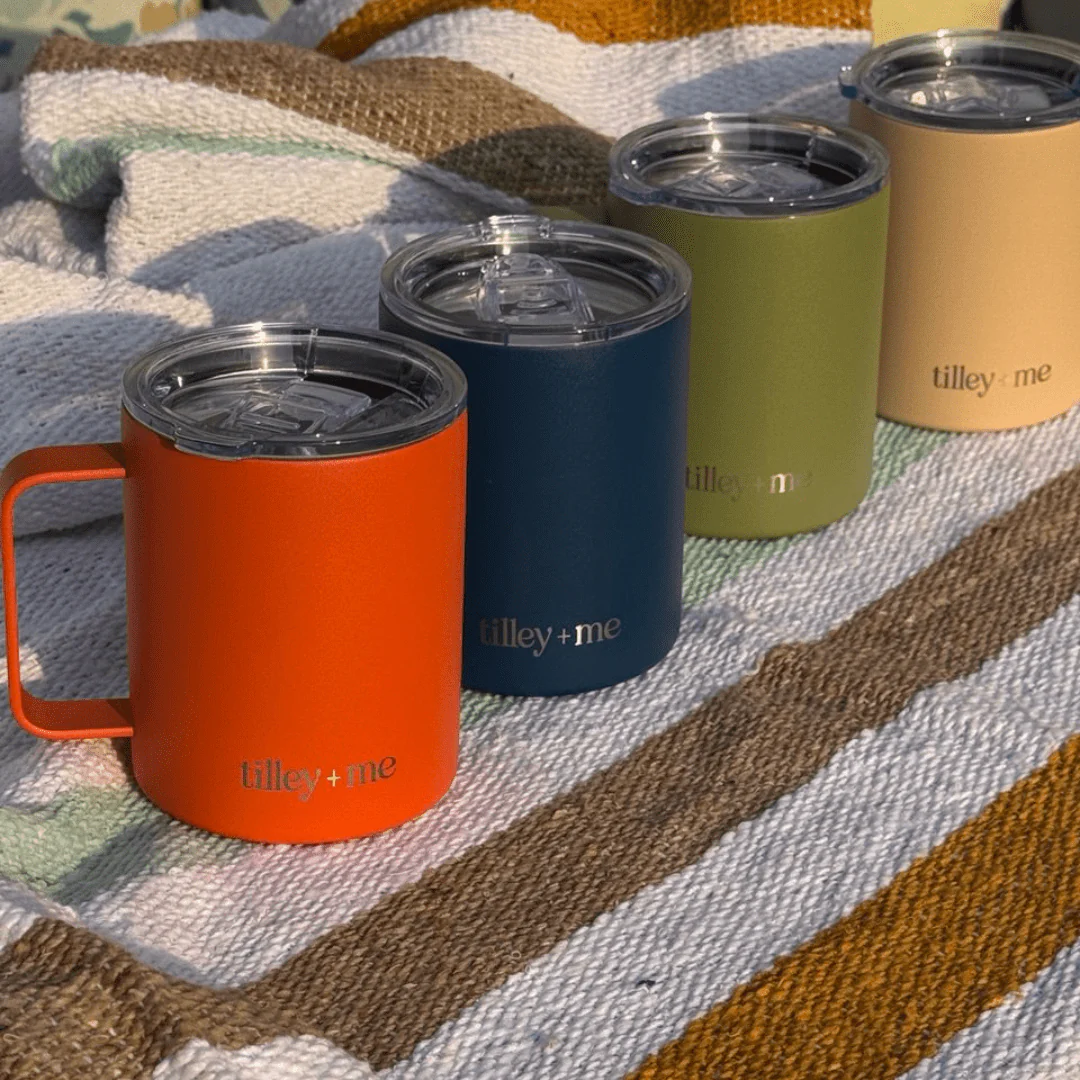 Tilley + Me | Camping Mug Stainless Steel Tumbler – Insulated Hot and Cold Beverage Mug - Image 5