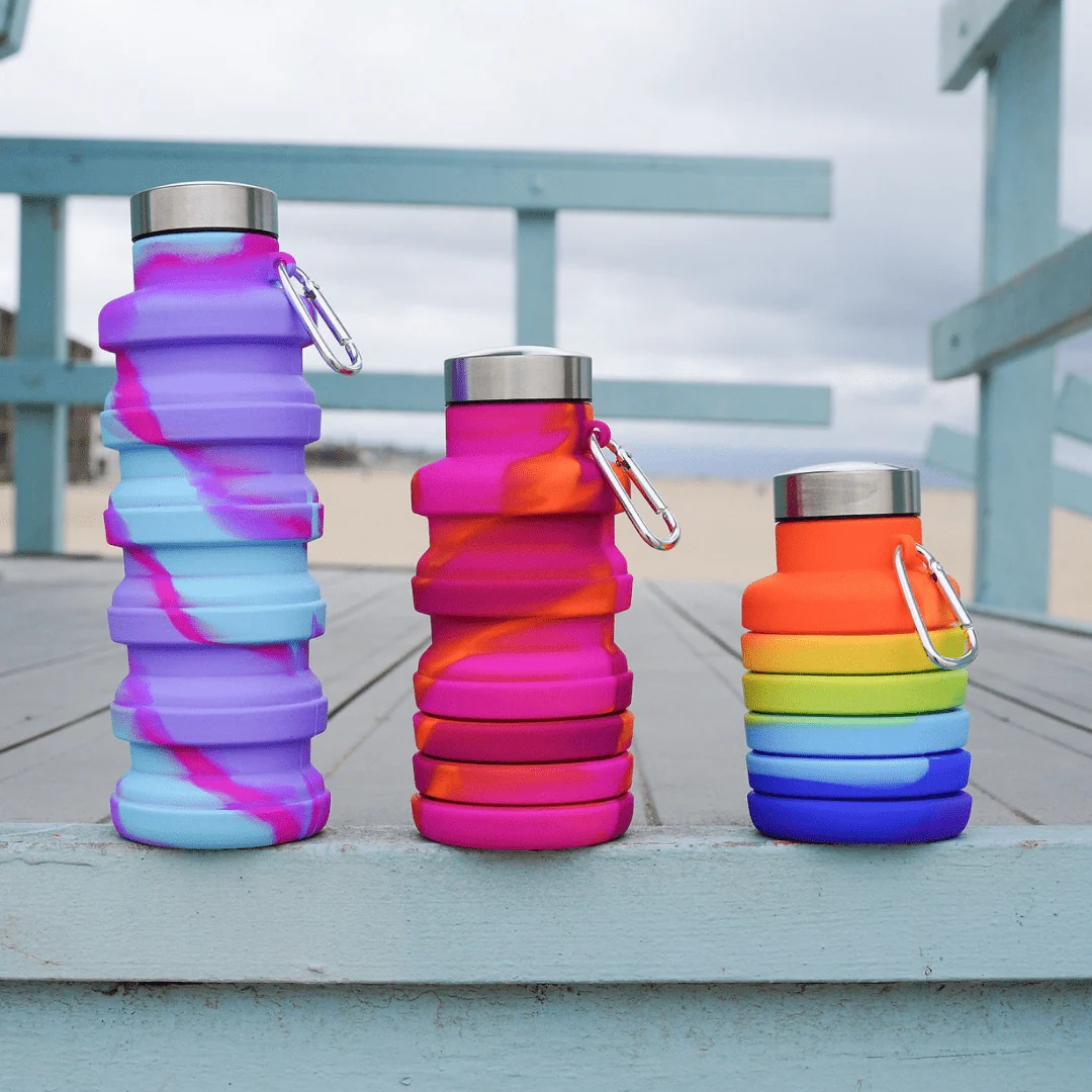 Tilley + Me Collapsible Water Bottle – Leakproof & Travel-Friendly Design - Image 12