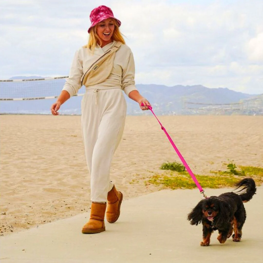 Tilley + Me Hemp Cotton Dog Leash - Durable, Sustainable, Adjustable, Lightweight & Soft-Malibu - Image 2