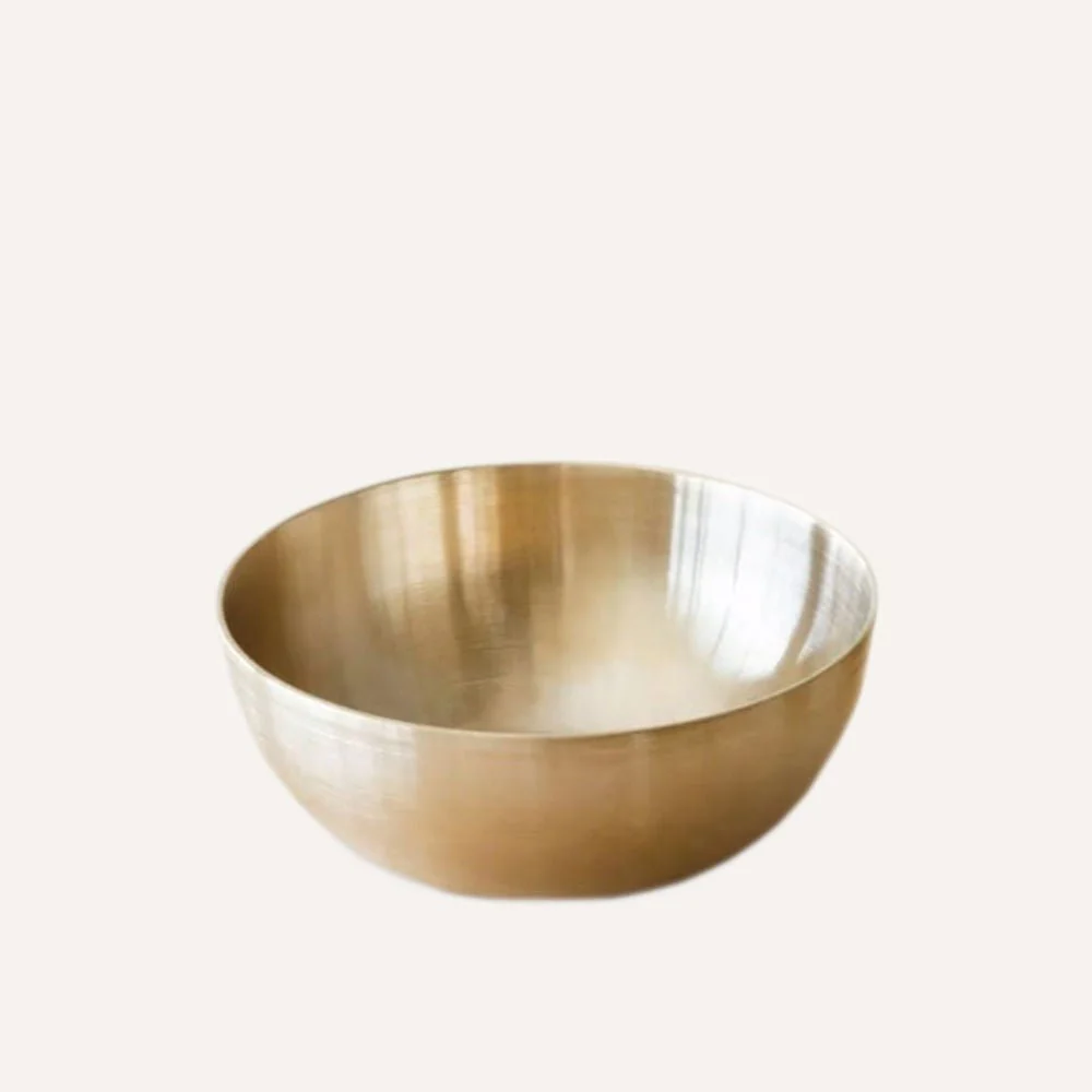 Tilley + Me Mini Brass Serving Bowls – Elegant & Handcrafted Tableware Set - Image 2