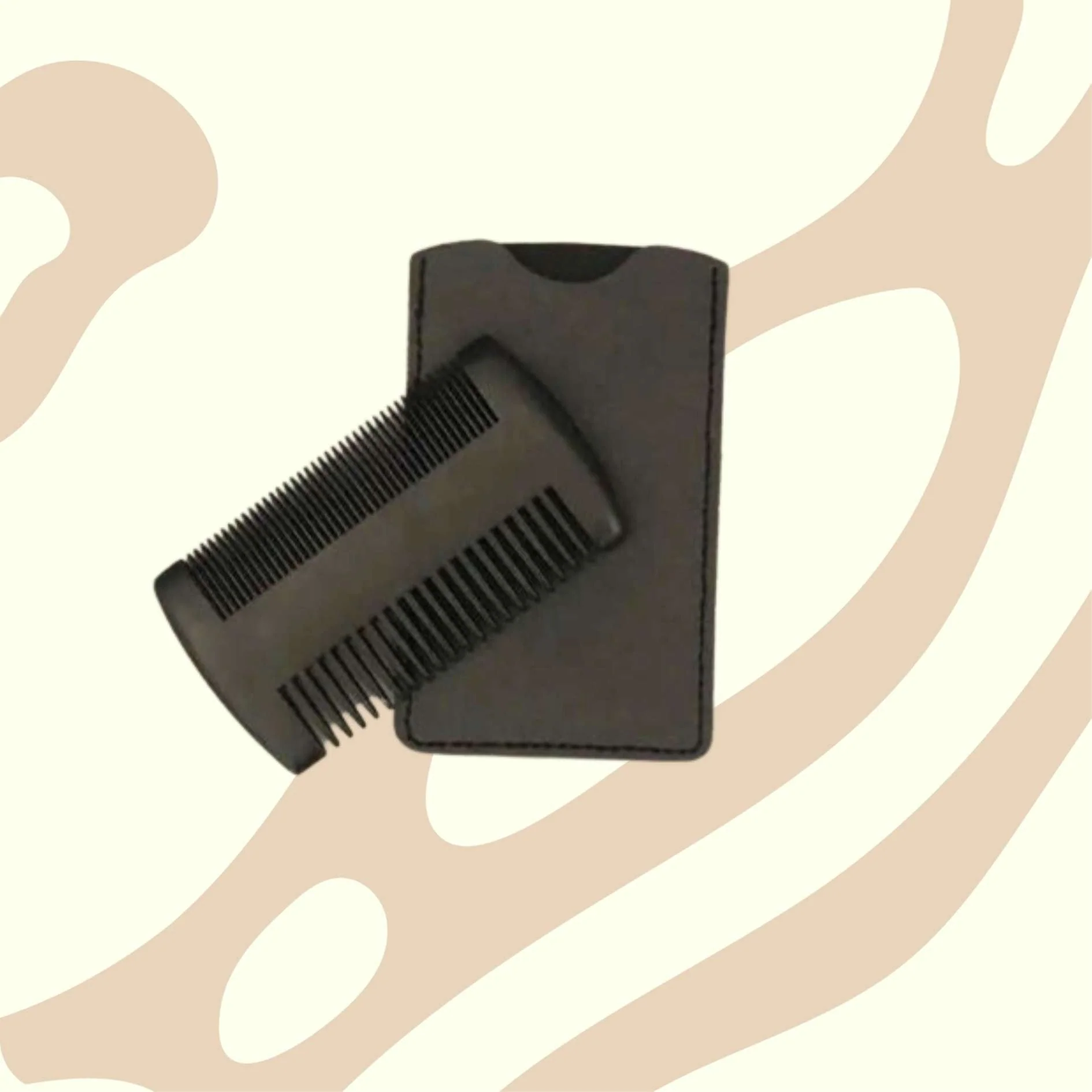 Tilley + Me Pear Wood Beard & Hair Comb - Anti-Static & Eco-Friendly - Image 3