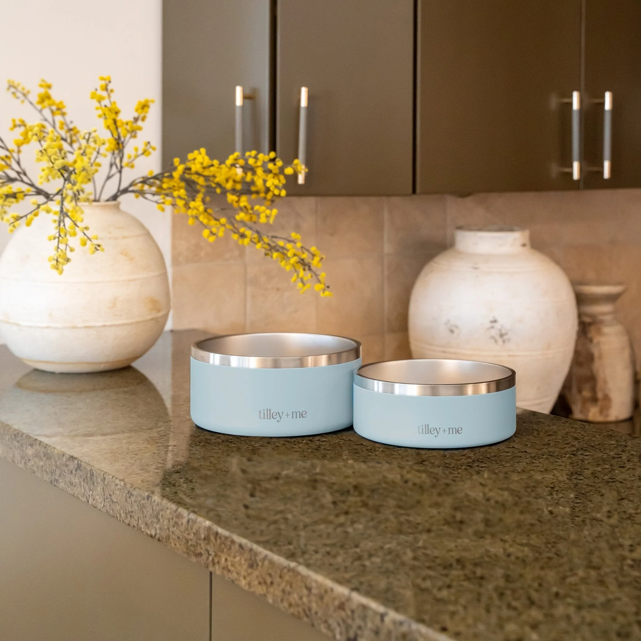 Tilley + Me Stainless Steel Pet Bowl – Non-Slip, Durable & Dishwasher Safe | 32oz and 64oz - Image 13