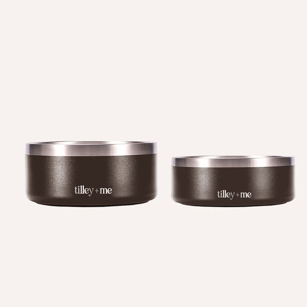 Tilley + Me Stainless Steel Pet Bowl – Non-Slip, Durable & Dishwasher Safe | 32oz and 64oz - Image 6
