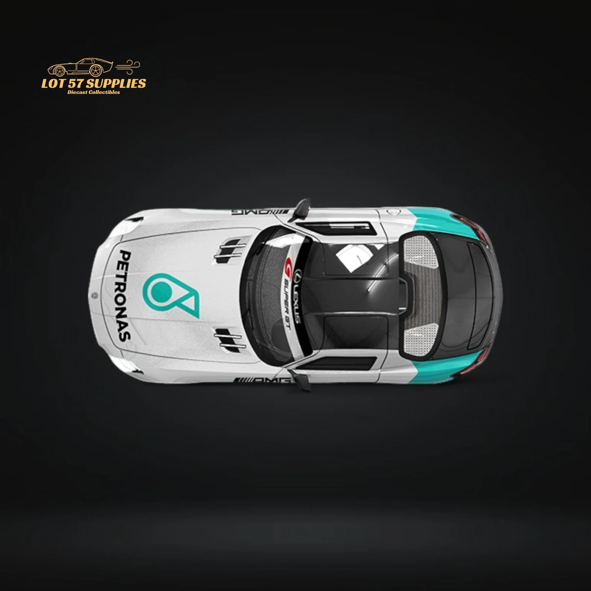 TimeMicro Mercedes Benz SLS Petronas Livery 1:64 - Image 3