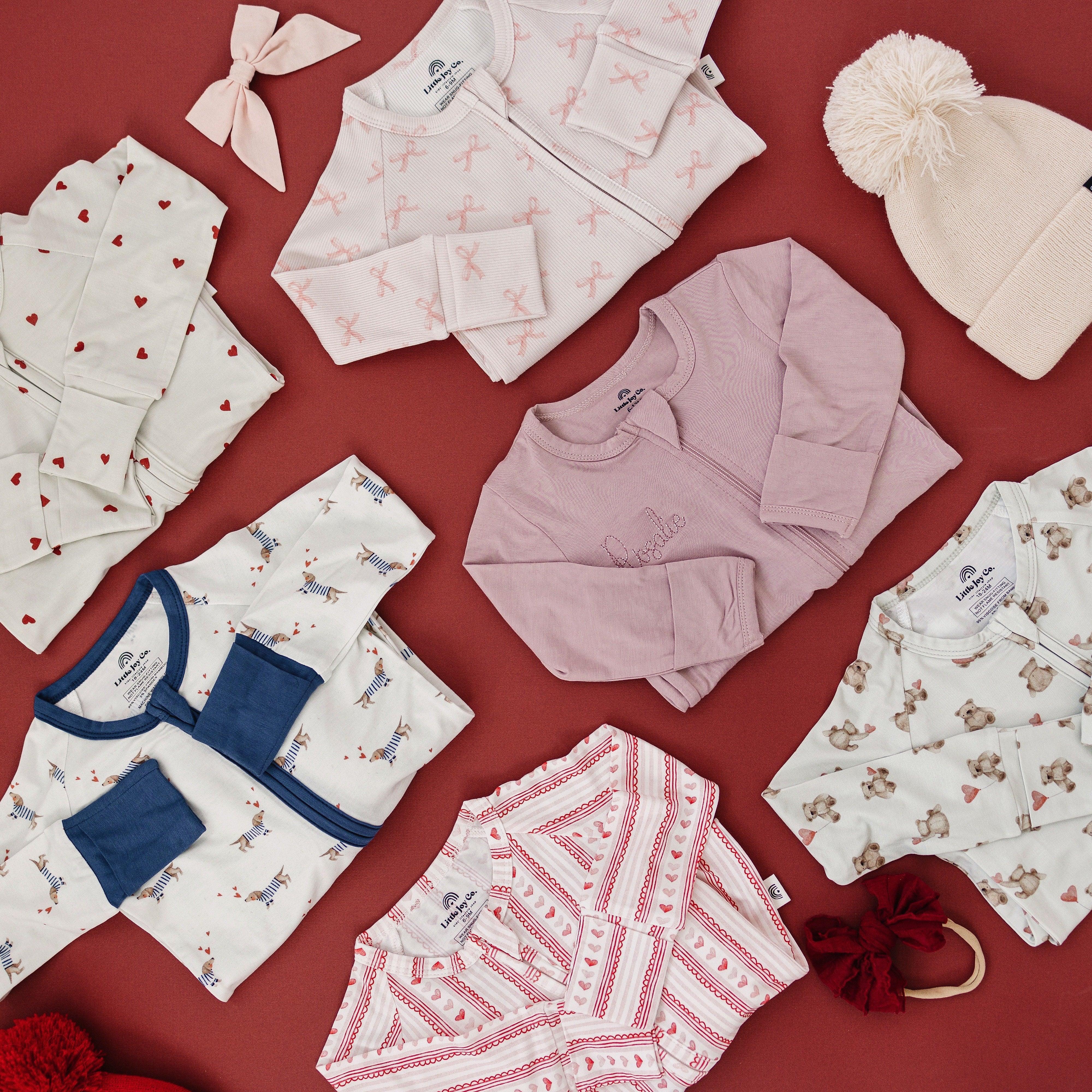 Tiny Hearts 2pc Bamboo Pajamas - Image 7