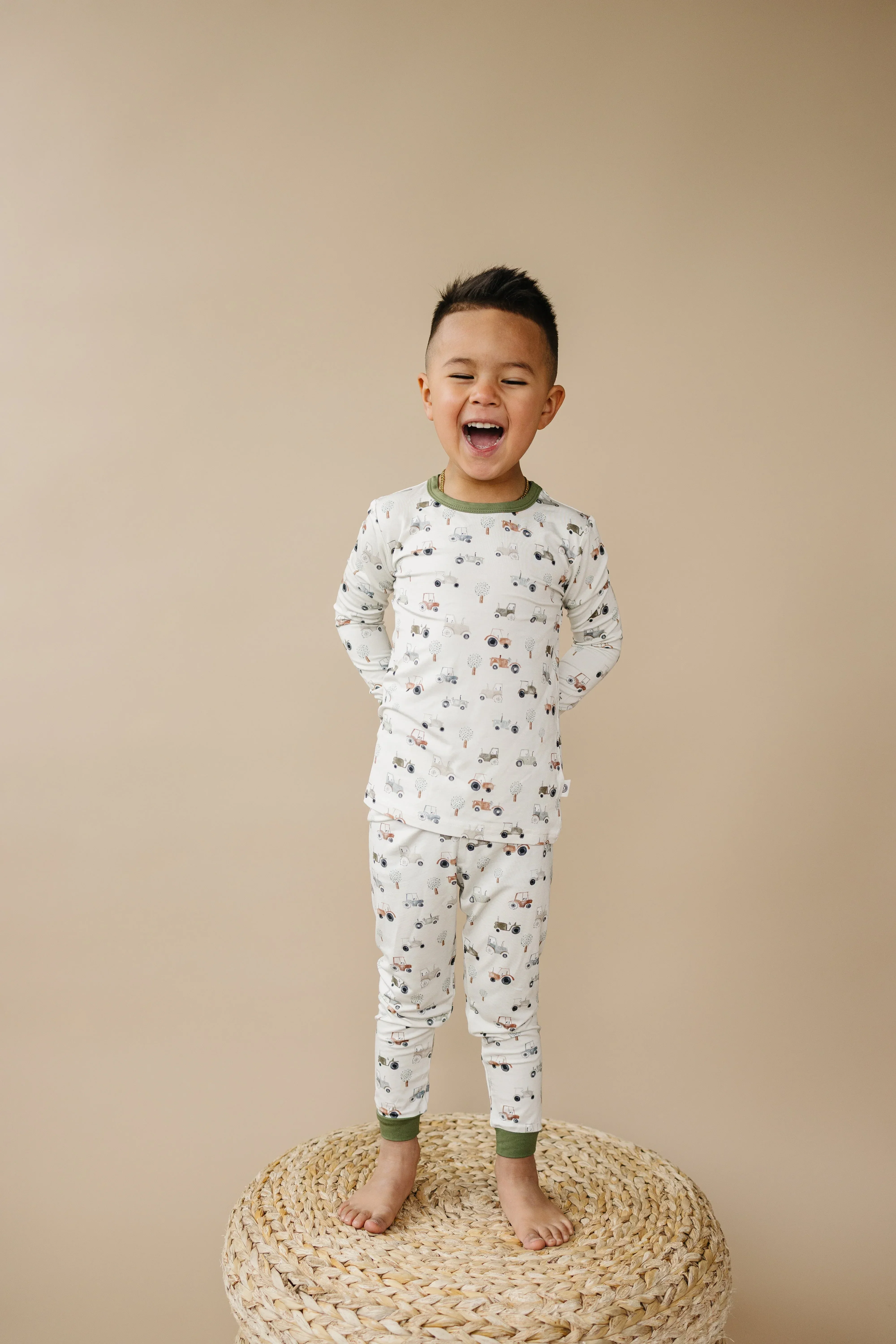 Tiny Tractors 2pc Bamboo Pajamas - Image 4