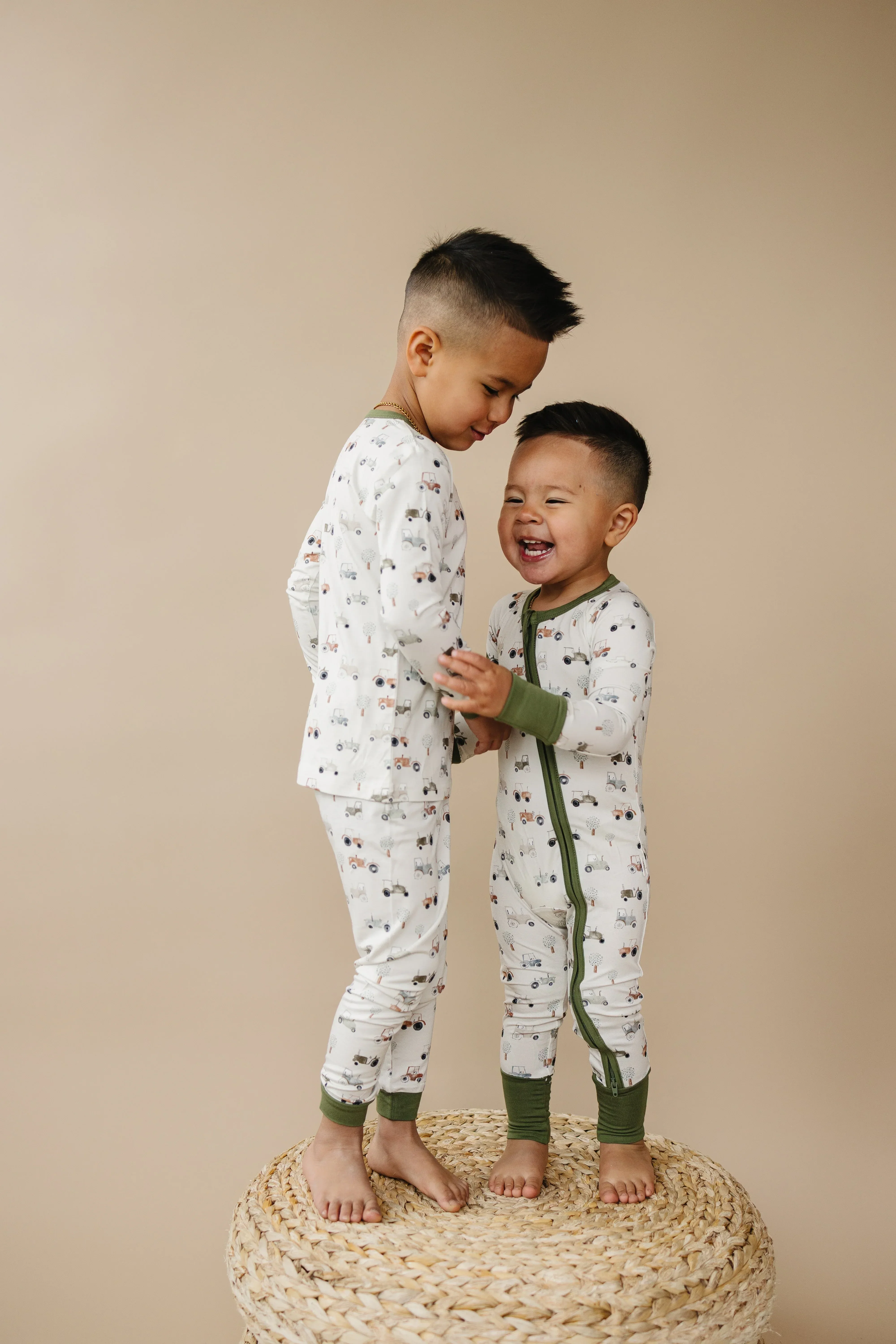 Tiny Tractors Bamboo Zippy Pajamas - Image 3