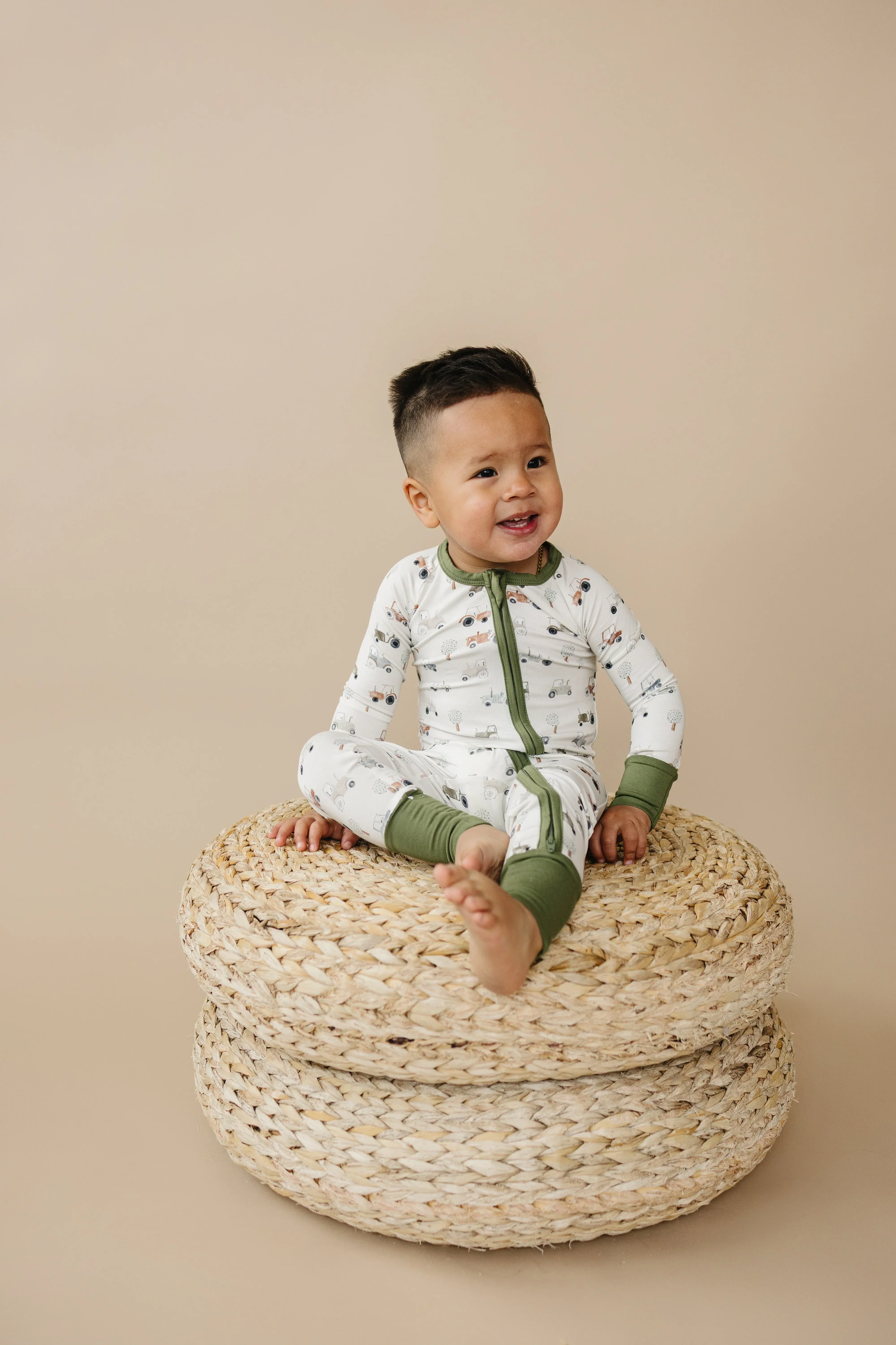 Tiny Tractors Bamboo Zippy Pajamas - Image 7