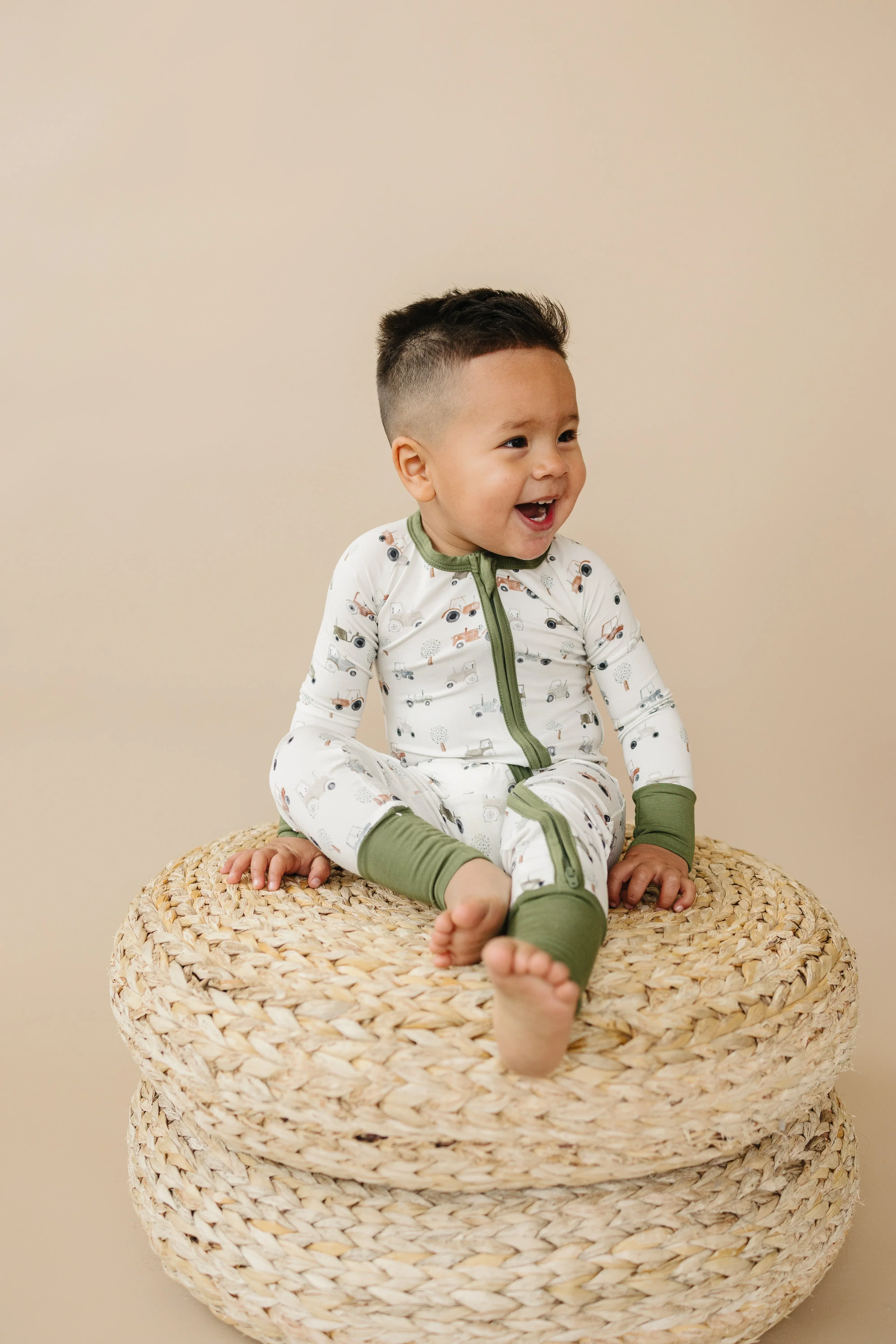 Tiny Tractors Bamboo Zippy Pajamas - Image 9