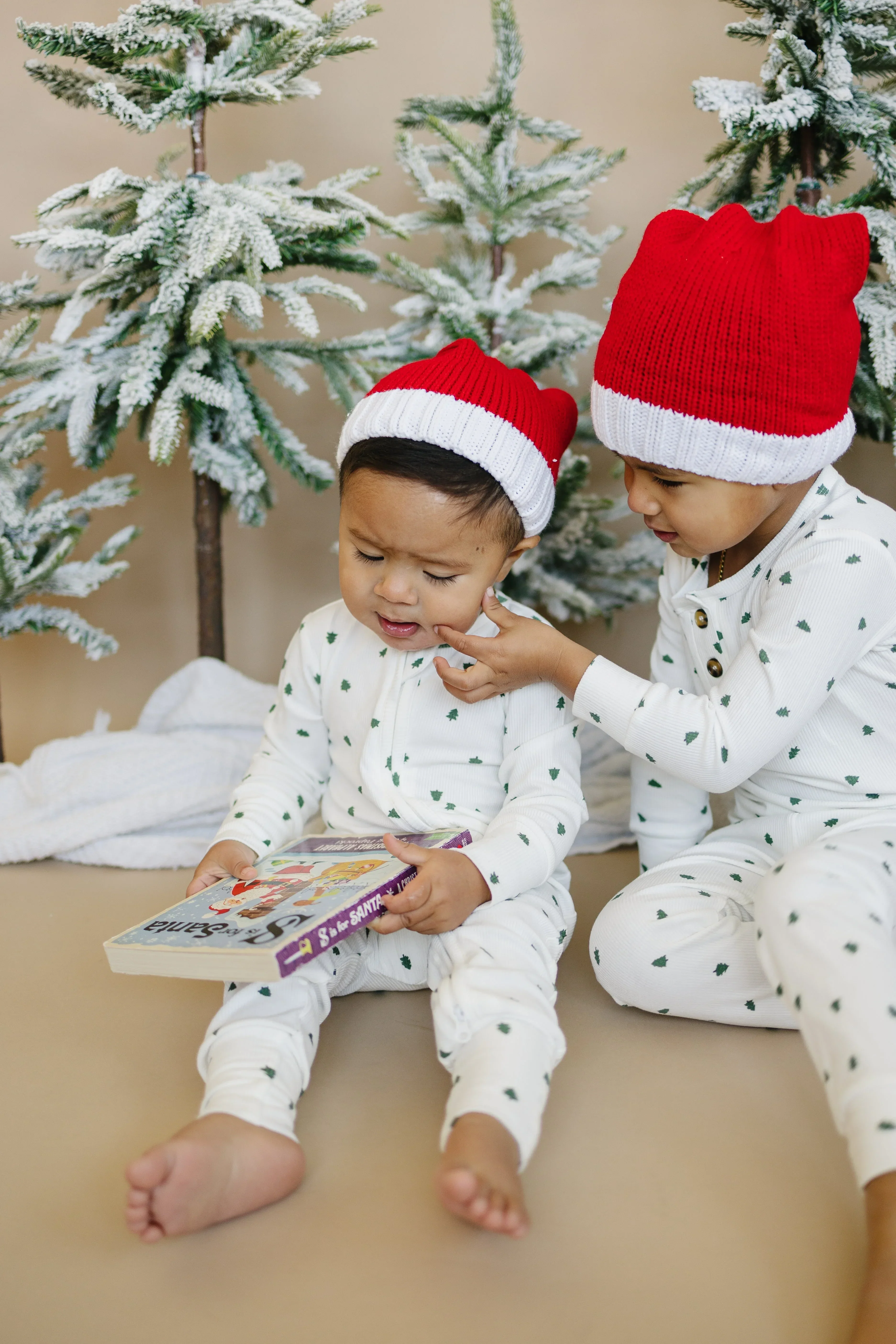 Tiny Trees Ribbed Bamboo Zippy Pajamas - Image 17