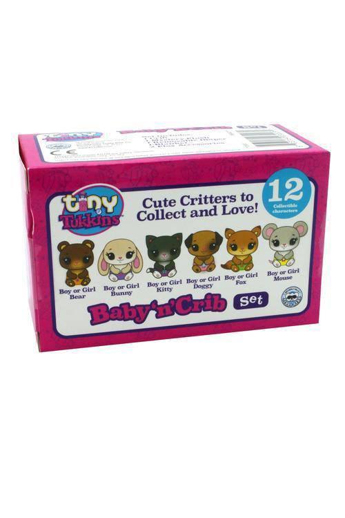 Tiny Tukkins Blind Pack - 6 piece set with Crib, Accessories and a mystery Plush - Image 4