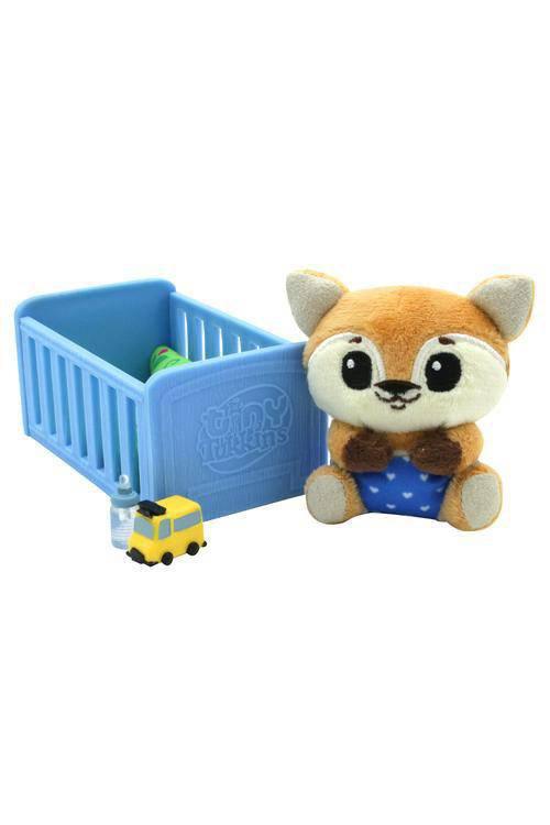 Tiny Tukkins Blind Pack - 6 piece set with Crib, Accessories and a mystery Plush - Image 5