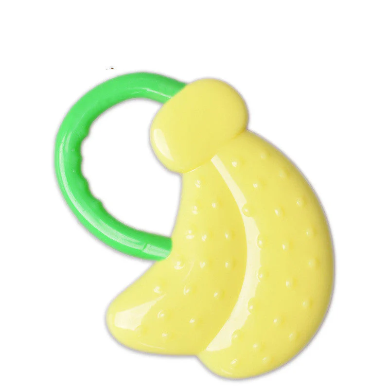 Toddlers Infants Baby Teething Toy Soft Silicone Fruit Teether Holder - Image 5