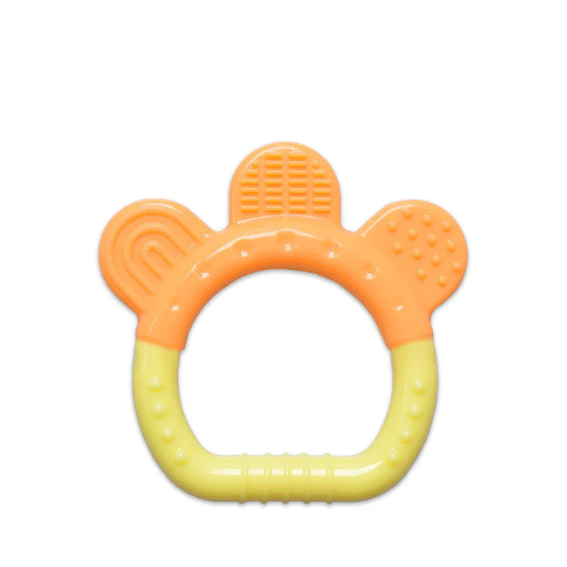 Toddlers Infants Baby Teething Toy Soft Silicone Fruit Teether Holder - Image 6