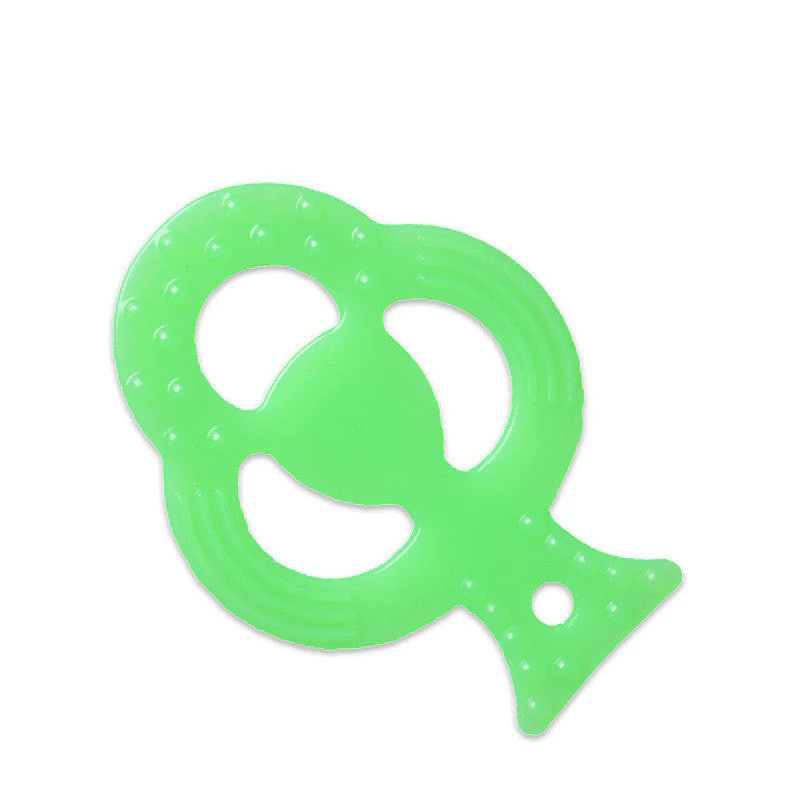 Toddlers Infants Baby Teething Toy Soft Silicone Fruit Teether Holder - Image 7