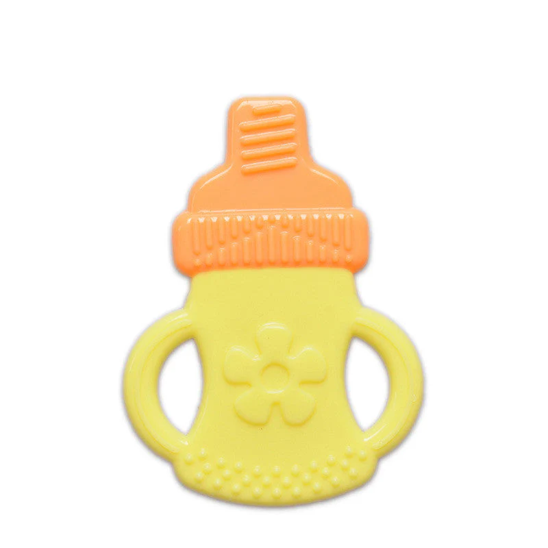 Toddlers Infants Baby Teething Toy Soft Silicone Fruit Teether Holder - Image 8