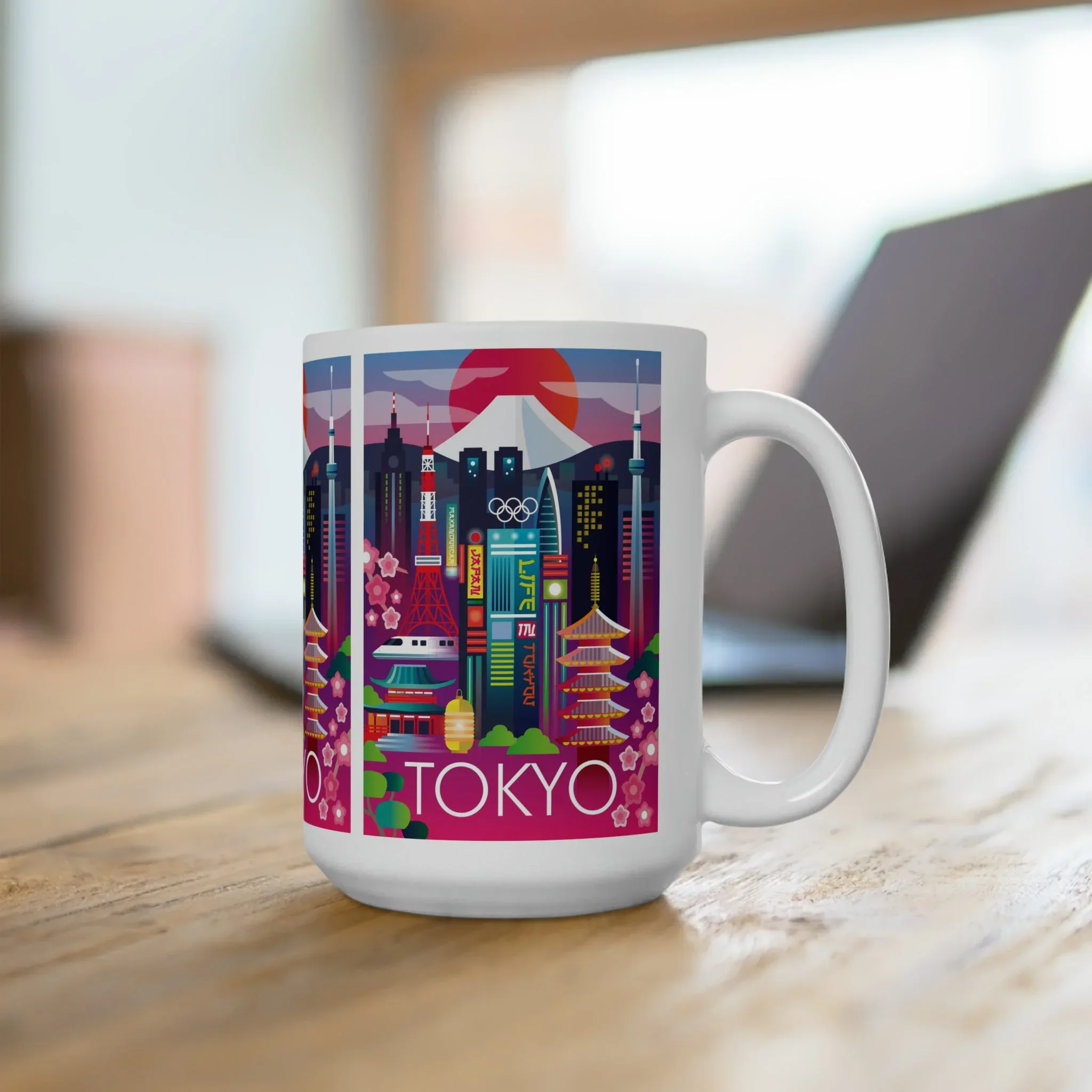 Tokyo Ceramic Mug 11oz or 15oz - Image 4