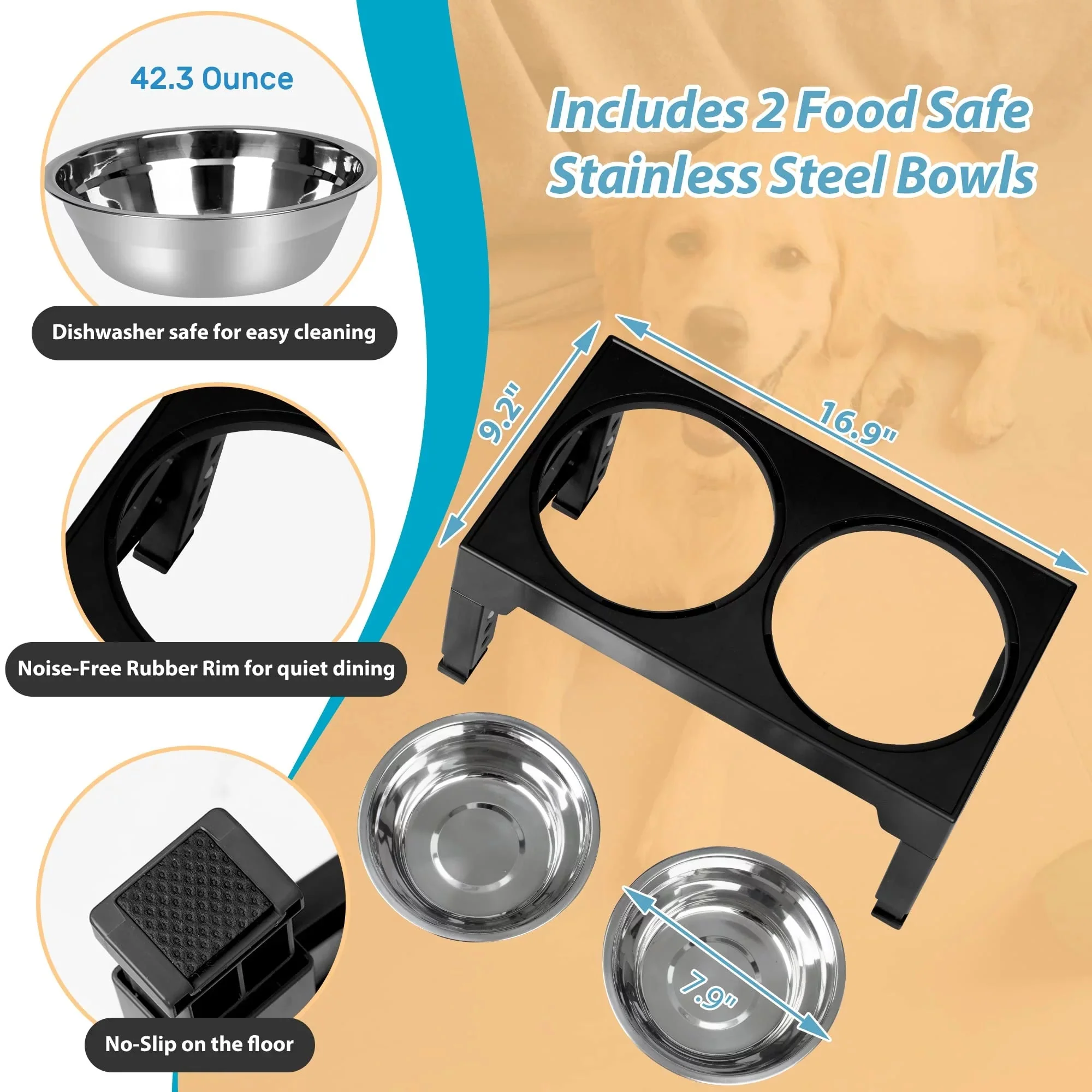 Top 10 Elevated Dog Bowl Stands with Stainless Steel Dishes - Image 6
