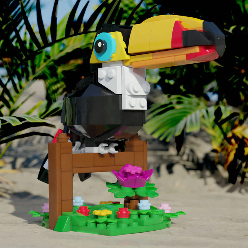 Toucan - Custom Building Set using LEGO parts - Image 2
