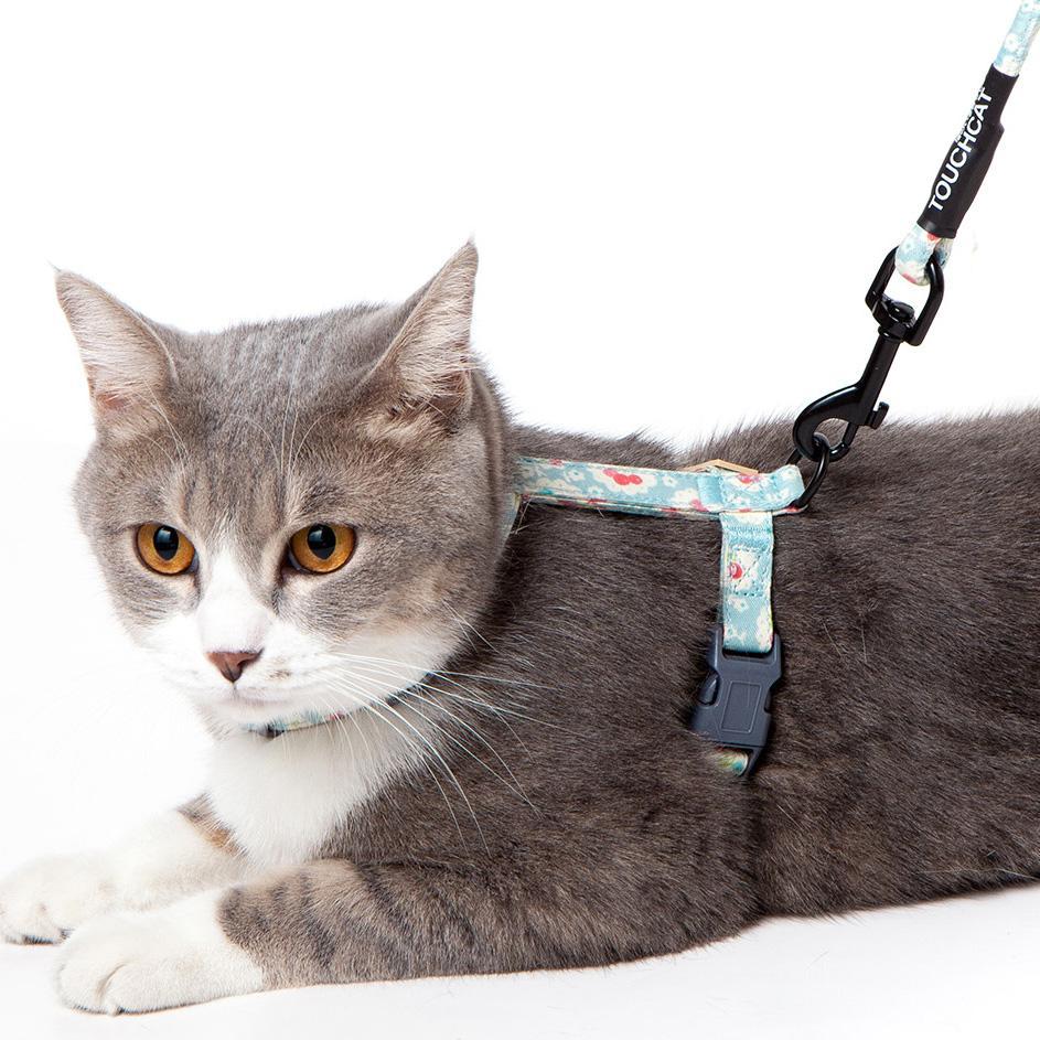 Touchcat 'Radi-Claw' Durable Cable Cat Harness and Leash Combo - Image 3