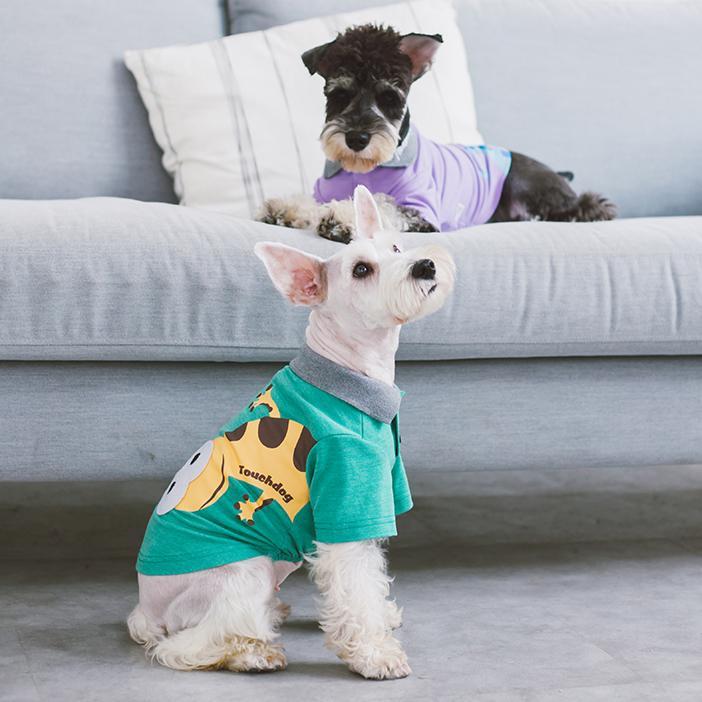 Touchdog 'Arubark' Caribbean Style Dog Polo T-Shirt - Image 6