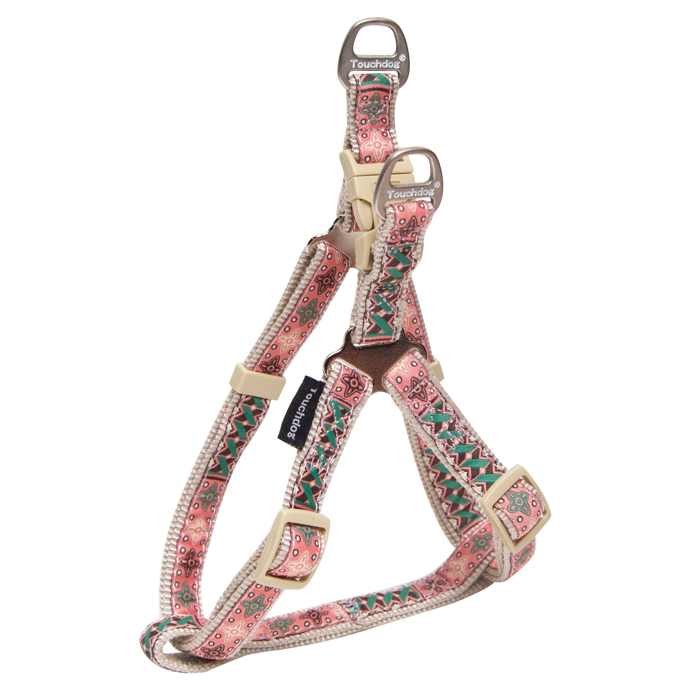 Touchdog  'Capentry Patterned' Tough Stitched Dog Harness and Leash - Image 2